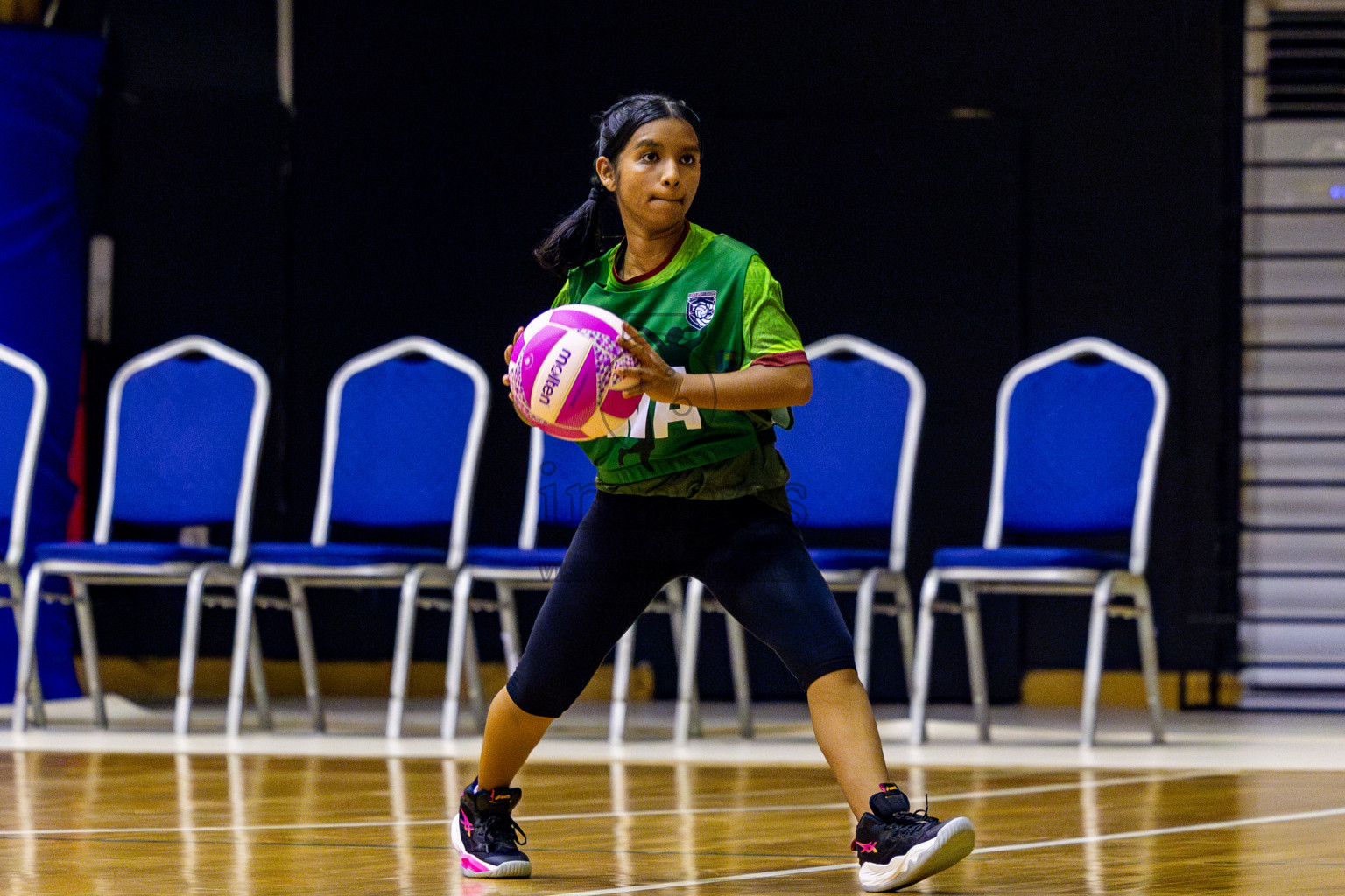 AIS Netball Academy vs Fiontti Sports Academy in Day 2 of 3rd Junior Championship - Netball association of Maldives, held at Social Center on Monday 20th January 2025 . Photos by Nausham Waheed