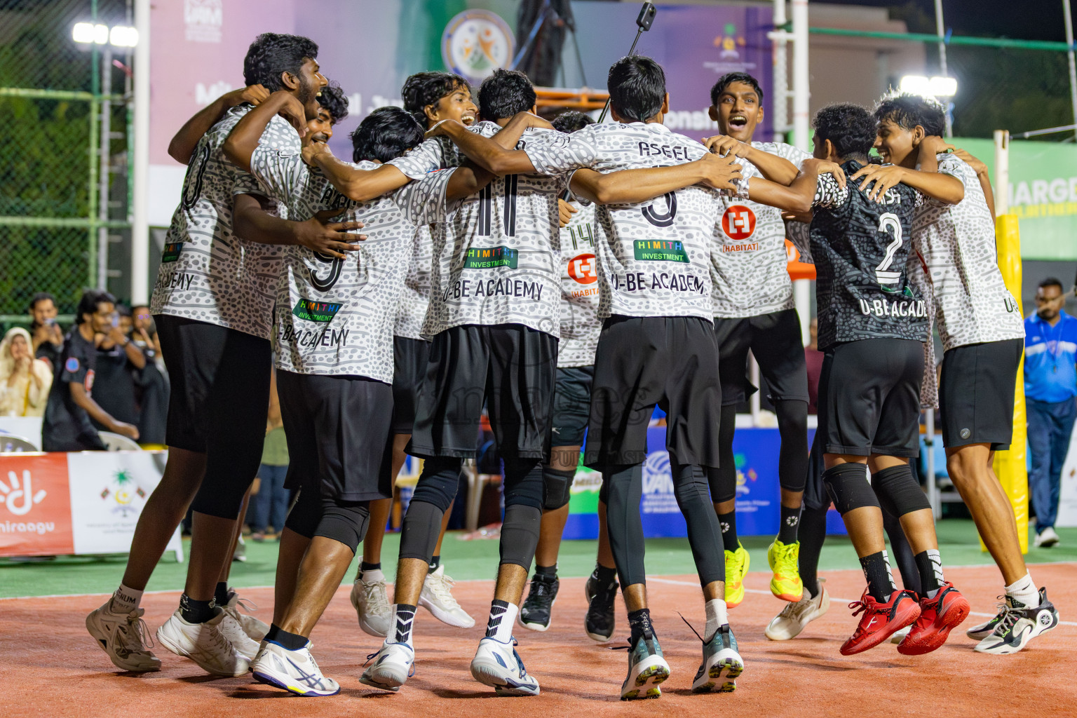 Maathoda Sports Club vs Sports Club City in the Finals of Milo National Junior Volleyball Championship 2025 Men's Division was held on Sunday, 30th November 2025 at Ekuveni Turf Court Male', Maldives. Photos: Areef Adam / images.mv