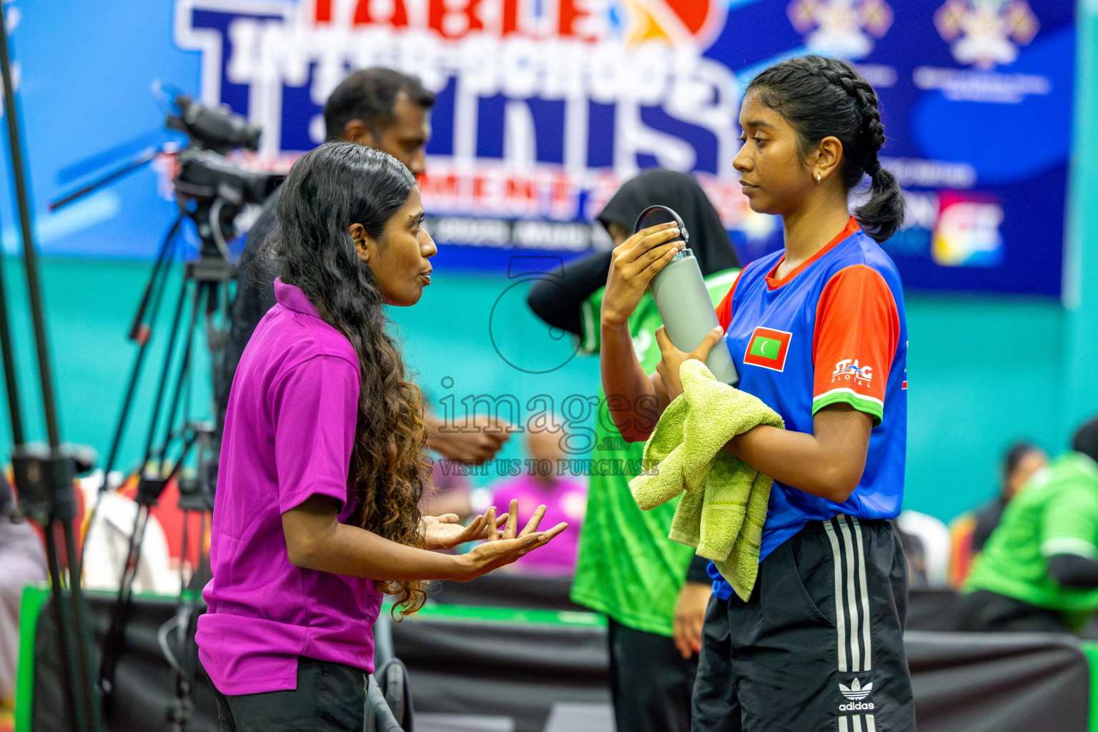 Day 2 of Interschool Table Tennis Tournament 2025 held at Male' TT Hall, Male', Maldives on Thursday, 15th May 2025. Photos By: Ismail Thoriq / images.mv