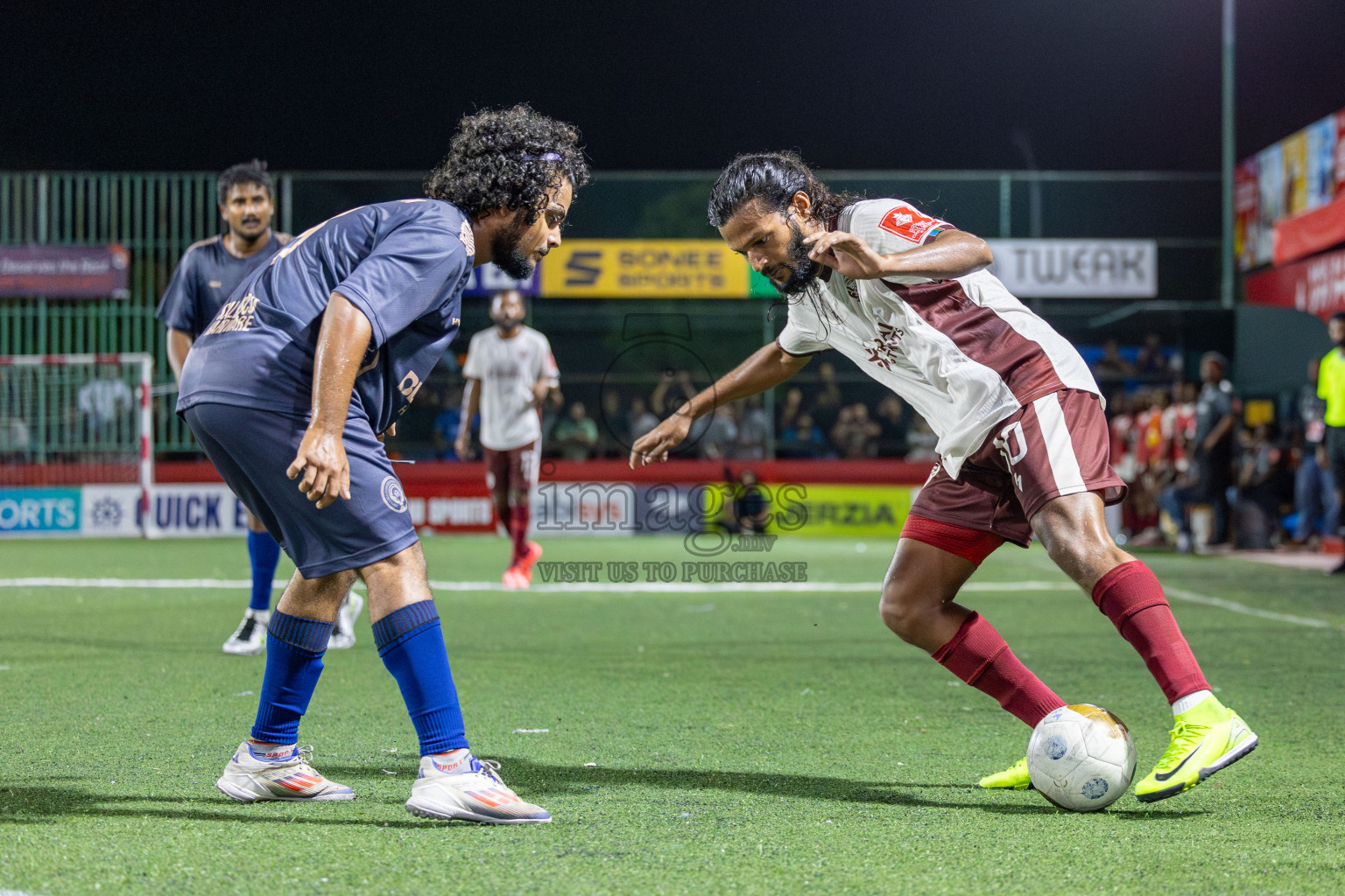 S. Maradhofeydhoo vs S. Hulhudhoo in Day 12 of Golden Futsal Challenge 2025 was held on Thursday, 16th January 2025, in Hulhumale', Maldives Photos: Mohamed Mahfooz Moosa / images.mv