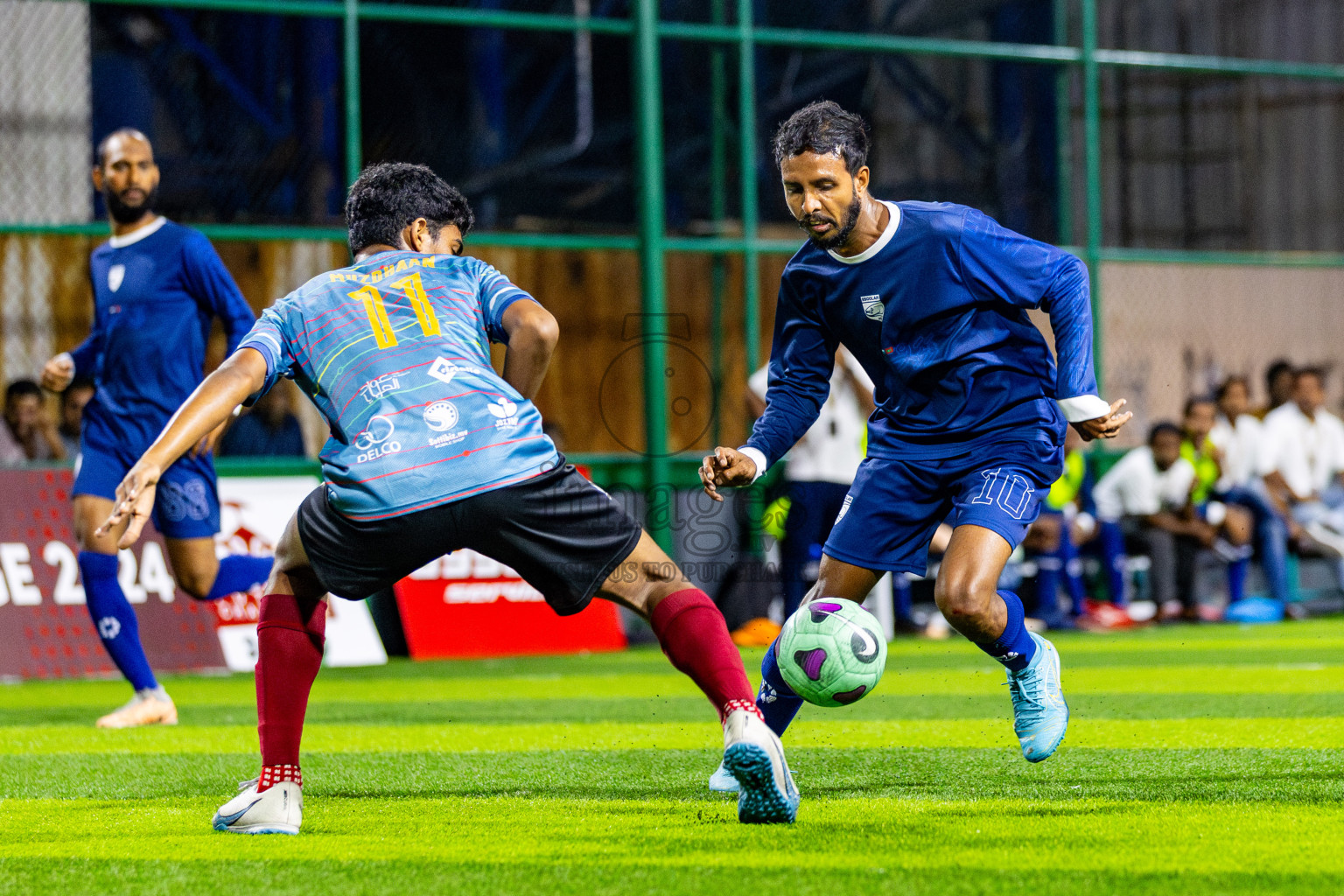 BG New Generation vs Escolar FC in Day 7 of BG Futsal Challenge 2024 was held on Monday, 18th March 2024, in Male', Maldives Photos: Nausham Waheed / images.mv