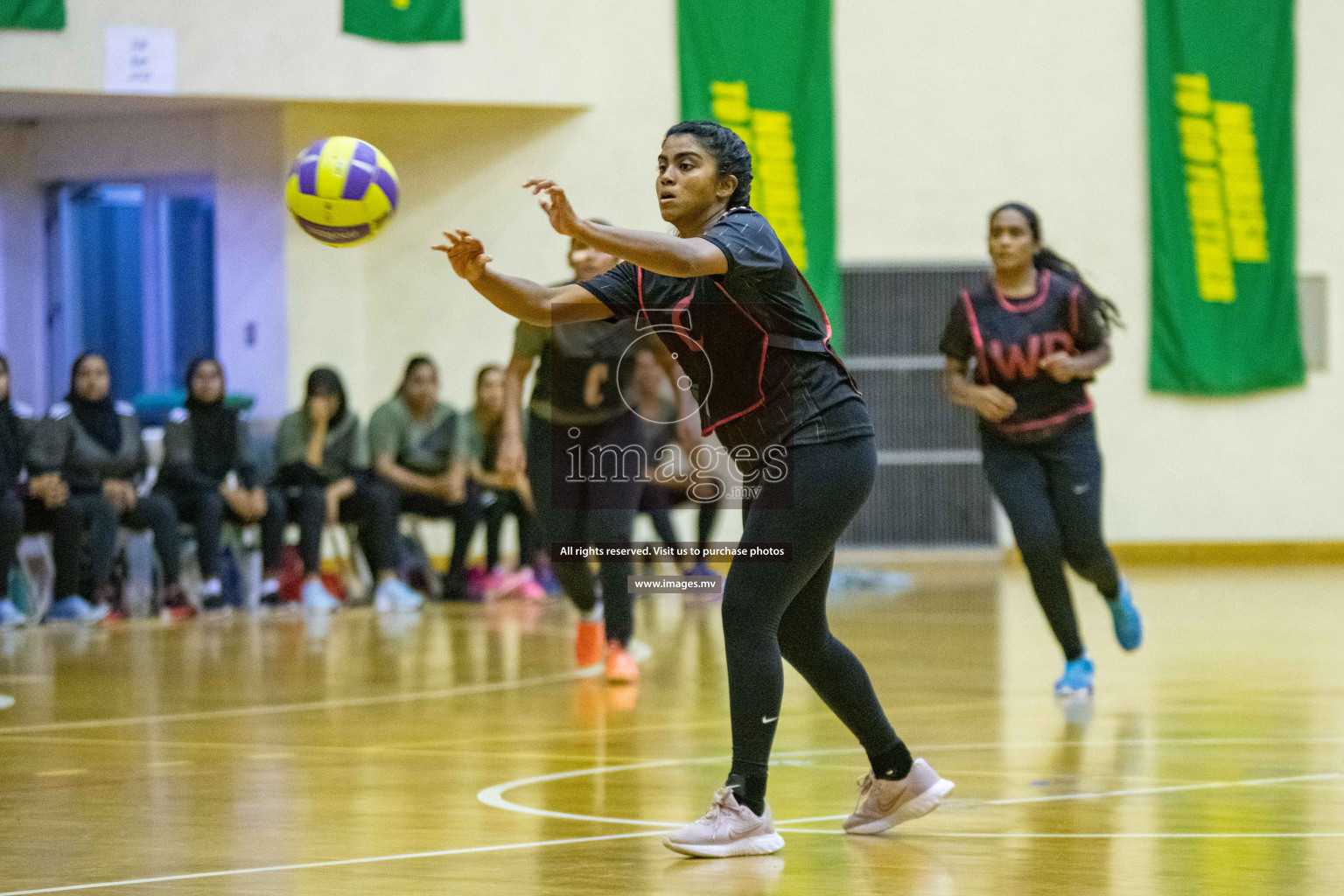 Kulhudhuffushi Youth & R.C vs Club Green Streets in the Finals of Milo National Netball Tournament 2021 (Women's) held on 5th December 2021 in Male', Maldives Photos: Ismail Thoriq / images.mv