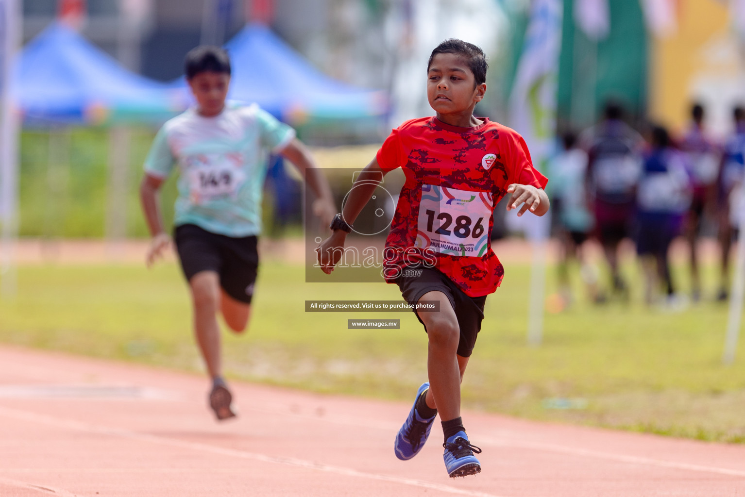 Day two of Inter School Athletics Championship 2023 was held at Hulhumale' Running Track at Hulhumale', Maldives on Sunday, 15th May 2023. Photos: Shuu/ Images.mv