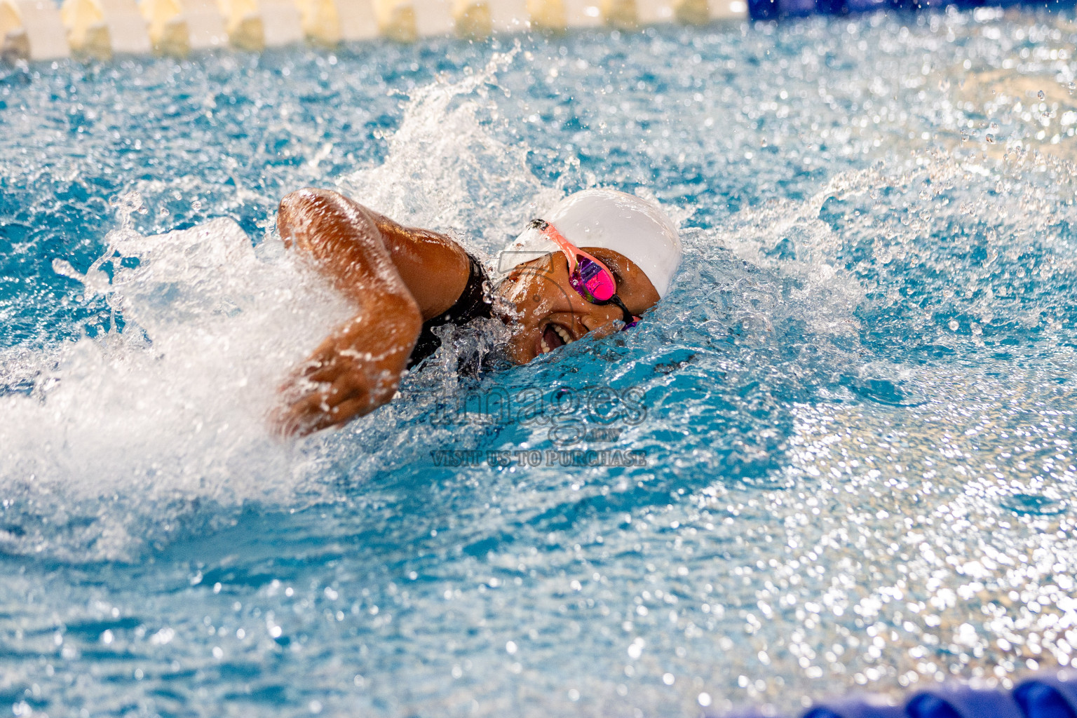 Day 3 of National Swimming Competition 2024 held in Hulhumale', Maldives on Sunday, 15th December 2024. Photos: Hassan Simah / images.mv