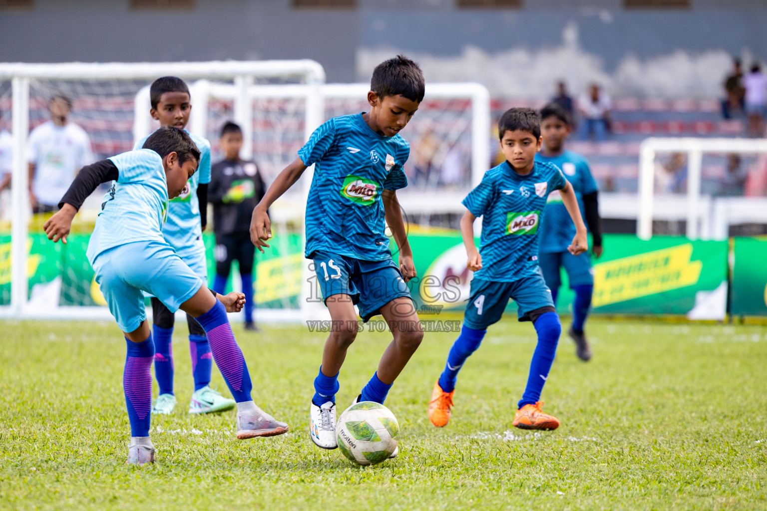 Day 2 of MILO Kids Football Fiesta was held at National Stadium in Male', Maldives on Saturday, 24th February 2024.