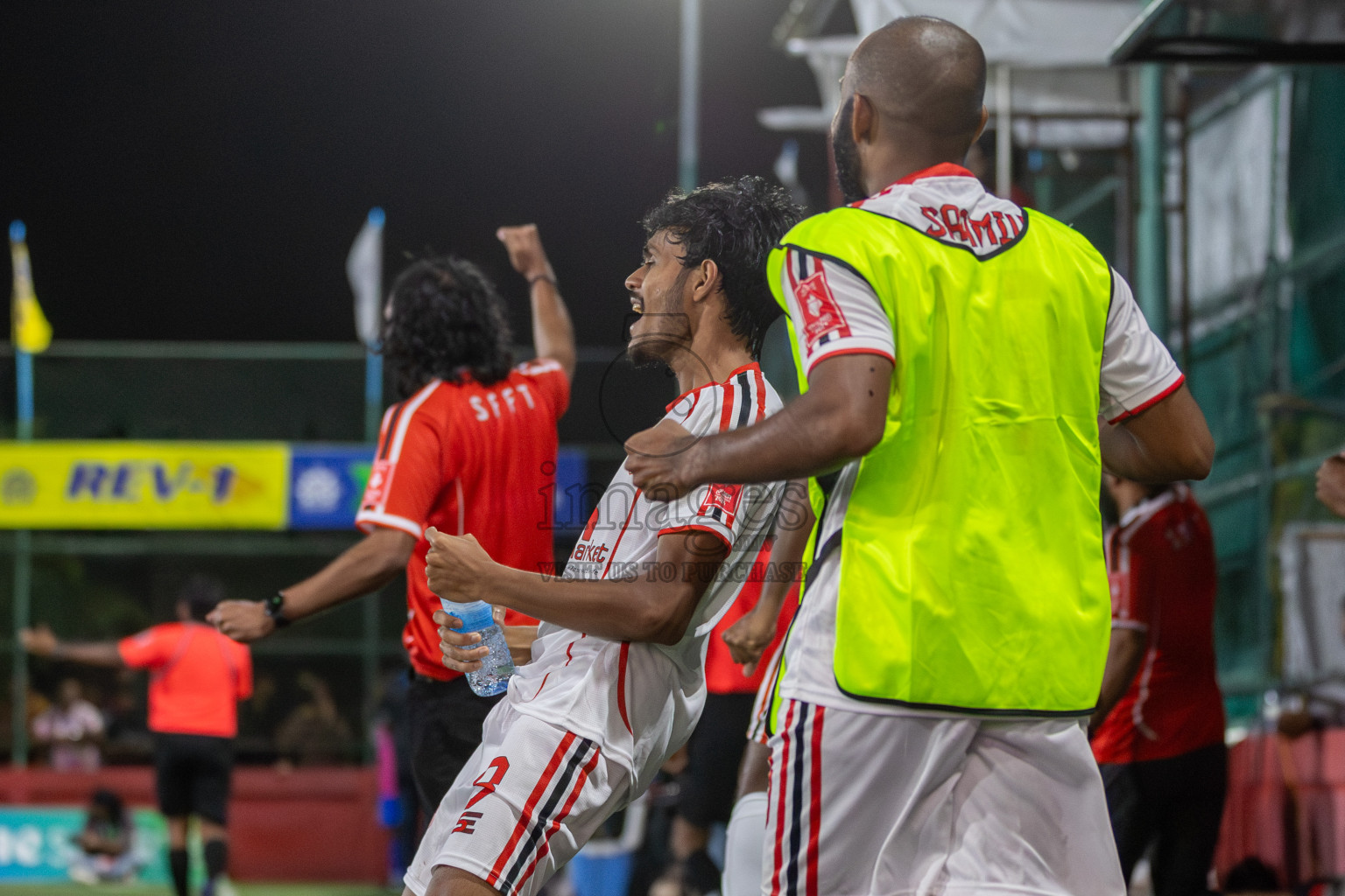 S. Feydhoo vs S. Hithadhoo in Day 13 of Golden Futsal Challenge 2024 was held on Saturday, 27th January 2024, in Hulhumale', Maldives Photos: Mohamed Mahfooz Moosa / images.mv