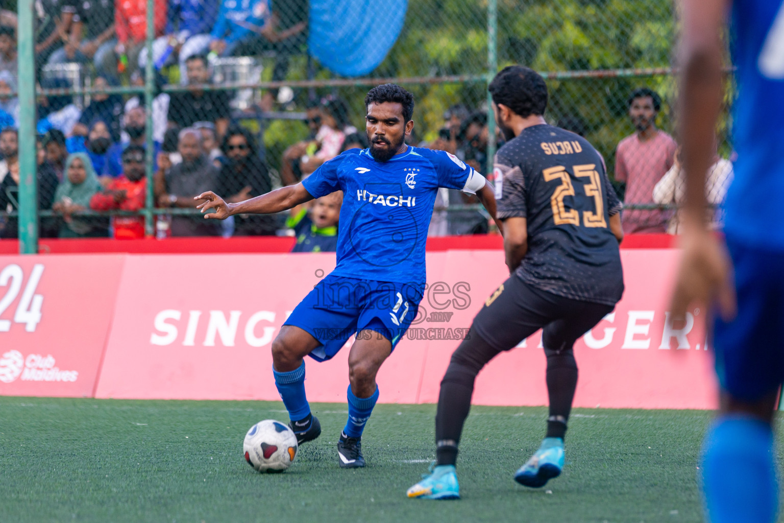 STO RC vs AVSEC RC in Club Maldives Cup 2024 held in Rehendi Futsal Ground, Hulhumale', Maldives on Saturday, 28th September 2024. 
Photos: Hassan Simah / images.mv