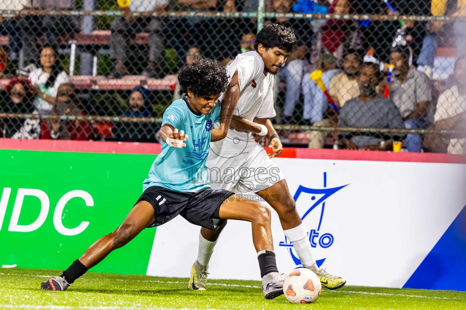 Criminal Court vs Fisheries RC in Day 11 of Club Maldives Cup Classic 2025 was held in Rehendi Futsal Ground, Hulhumale', Maldives on Thursday, 25th September 2025. Photos: Nausham Waheed / images.mv