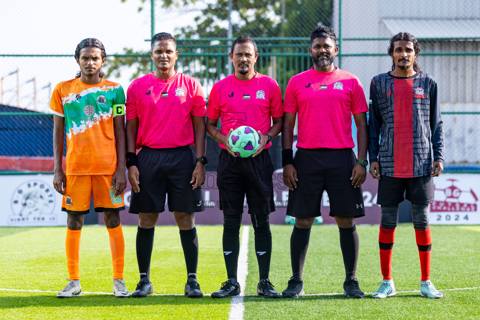 BOWS vs UNF in Day 2 of BG Futsal Challenge 2024 was held on Wednesday, 13th March 2024, in Male', Maldives Photos: Nausham Waheed / images.mv