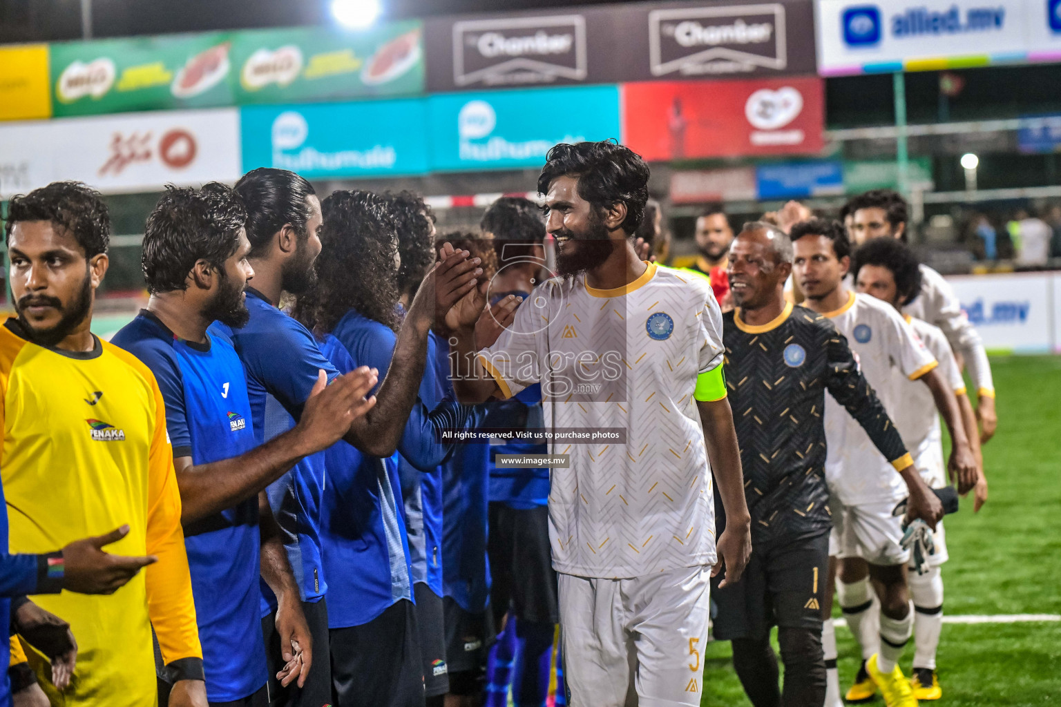 Team Fenaka vs Team Civil Court in Club Maldives Cup 2022 was held in Hulhumale', Maldives on Friday, 14th October 2022. Photos: Nausham Waheed / images.mv