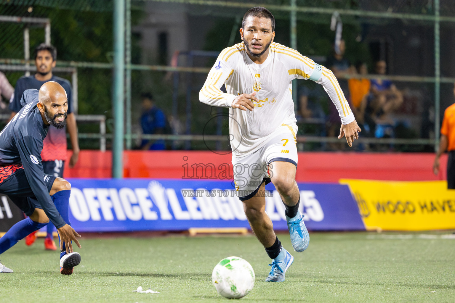 Club Apollo vs Club Hajj in Day 6 of Office League 2025 was held on Monday, 21st April 2025 in Hulhumale', Maldives. Photos: Ismail Thoriq / images.mv