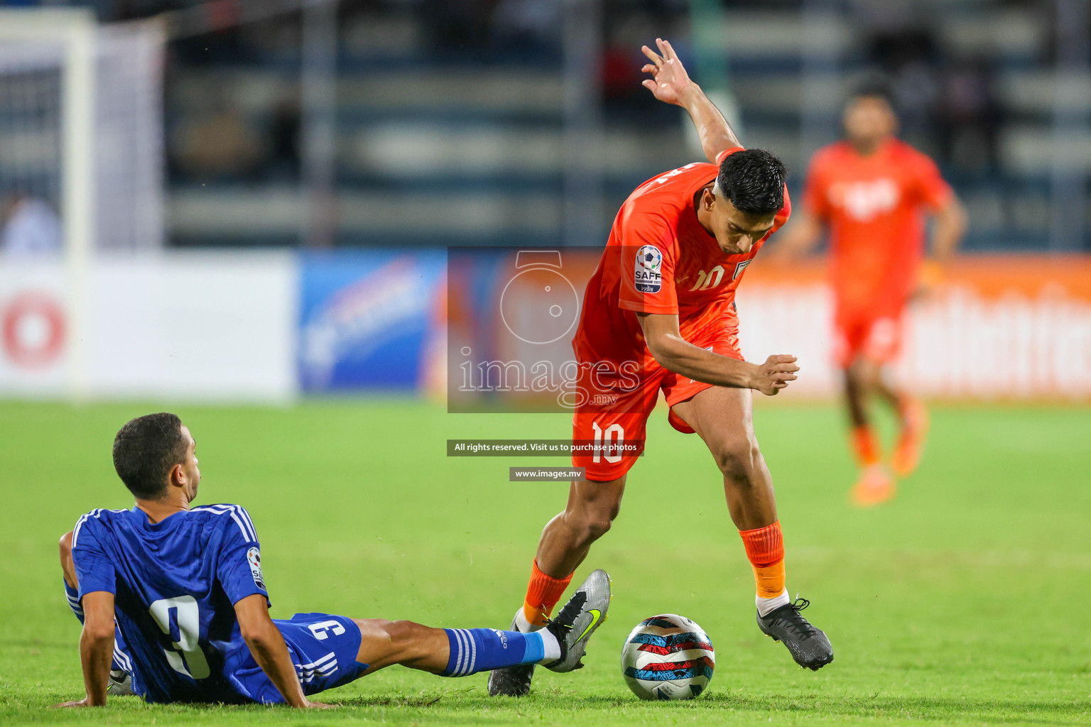 Kuwait vs India in the Final of SAFF Championship 2023 held in Sree Kanteerava Stadium, Bengaluru, India, on Tuesday, 4th July 2023. Photos: Nausham Waheed / images.mv