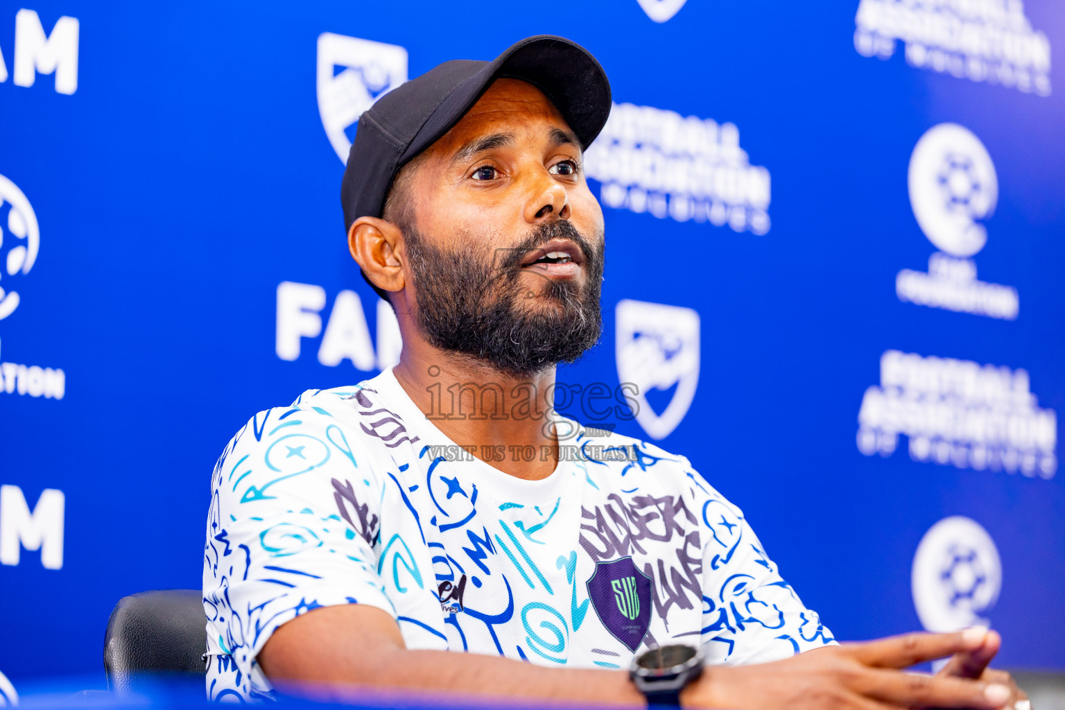 Final Pre-Match Press of Under 19 Youth Championship 2024 was held at National Stadium in Male', Maldives on Sunday, 30th June 2024. Photos: Nausham Waheed / images.mv