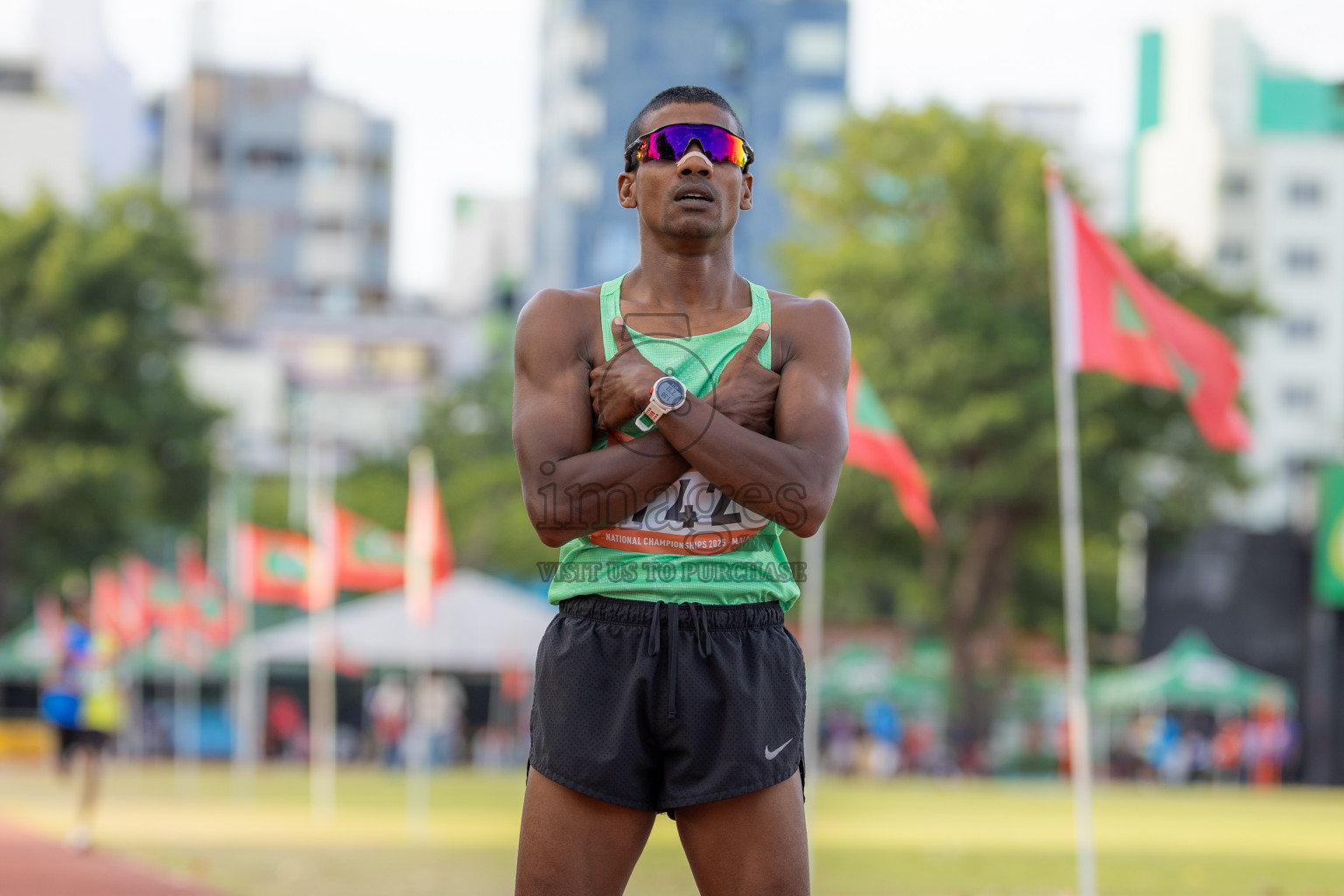Day 2 of National Athletics Championship 2025 was held at Ekuveni Running Ground in Male', Maldives on Friday, 15th August 2025. Photos: Hasni / images.mv