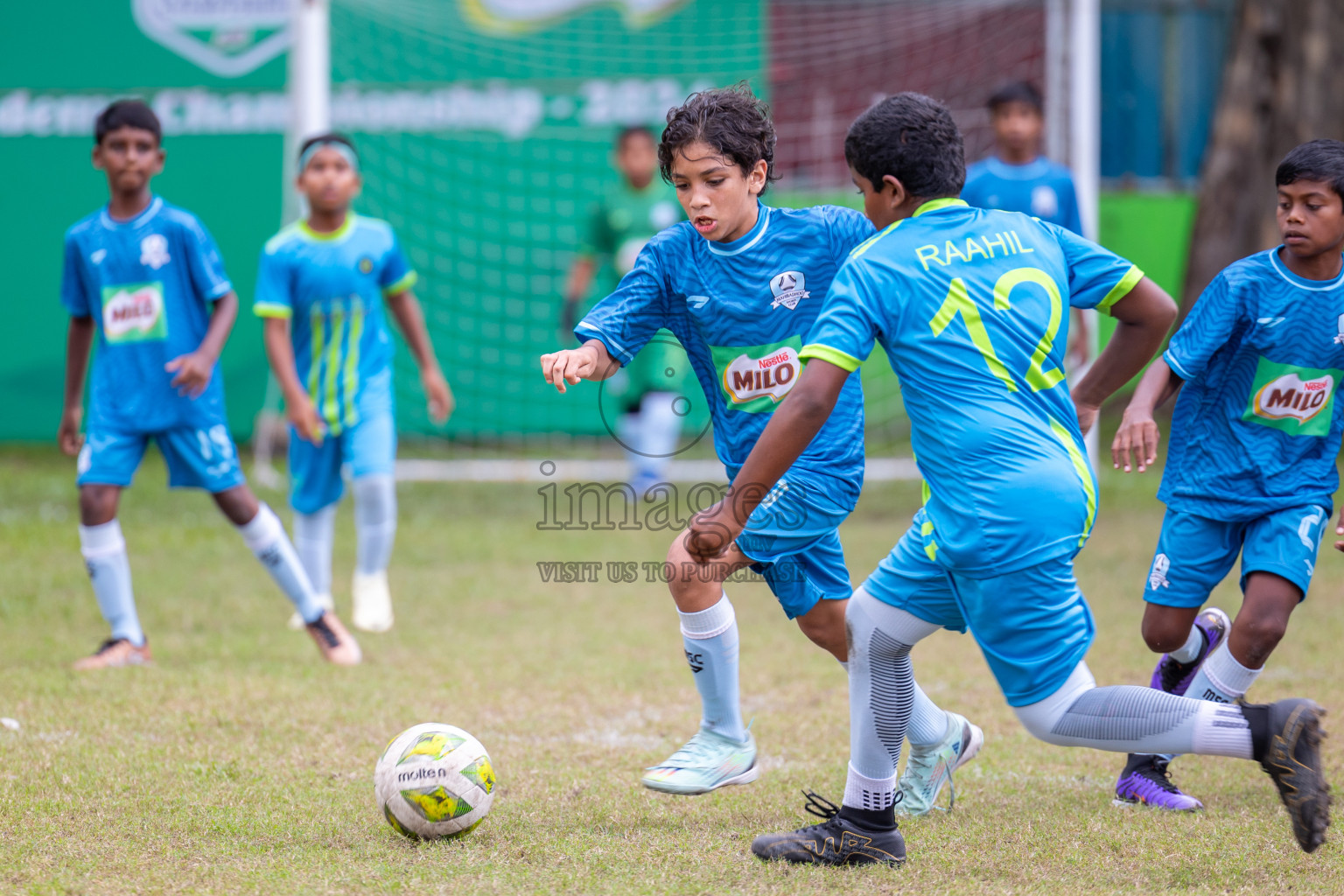 Day 2 of MILO Academy Championship 2024 - U12 was held at Henveiru Grounds in Male', Maldives on Friday, 5th July 2024. Photos: Mohamed Mahfooz Moosa / images.mv
