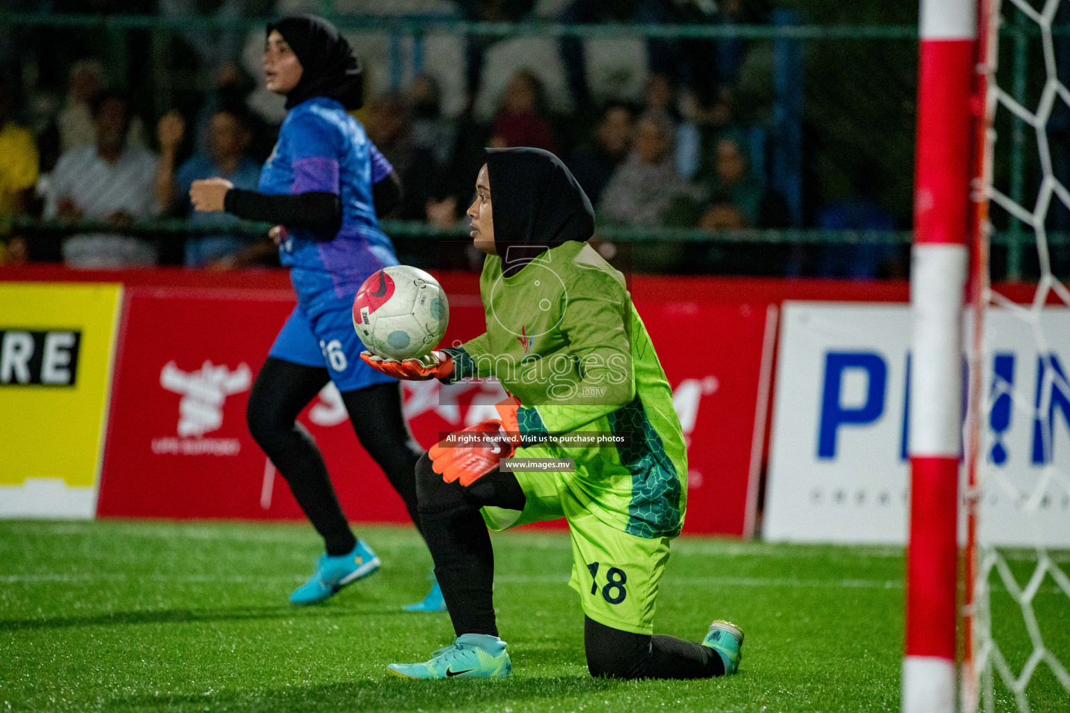 MPL vs Club MYS in Eighteen Thirty Women's Futsal Fiesta 2022 was held in Hulhumale', Maldives on Monday, 21st October 2022. Photos: Hassan Simah / images.mv