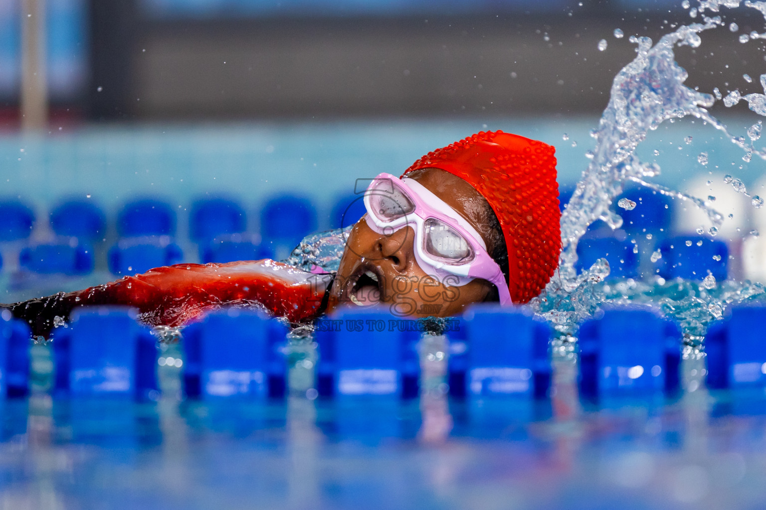 Day 3 of 20th BMLInter-school Swimming Competition 2024 held in Hulhumale', Maldives on Monday, 14th October 2024. Photos: Nausham Waheed / images.mv