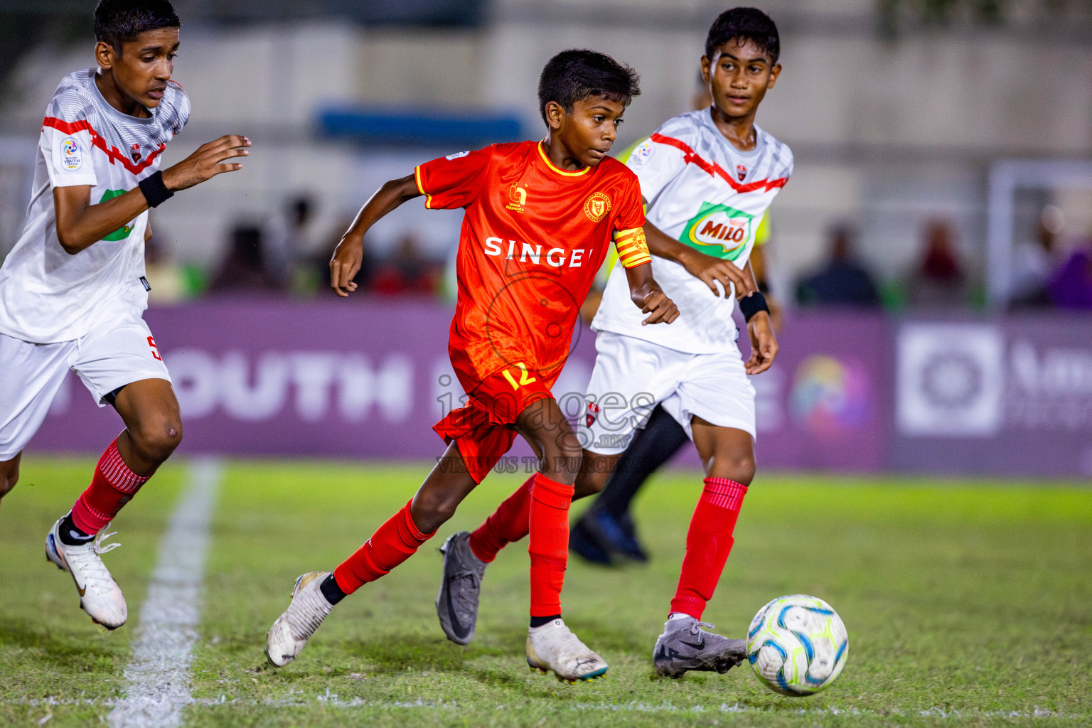 Under 12 Victory vs TC on day 3 of Dhivehi Youth League 2024 held at Henveiru Stadium on Saturday, 23rd November 2024. Photos: Nausham Waheed/ Images.mv