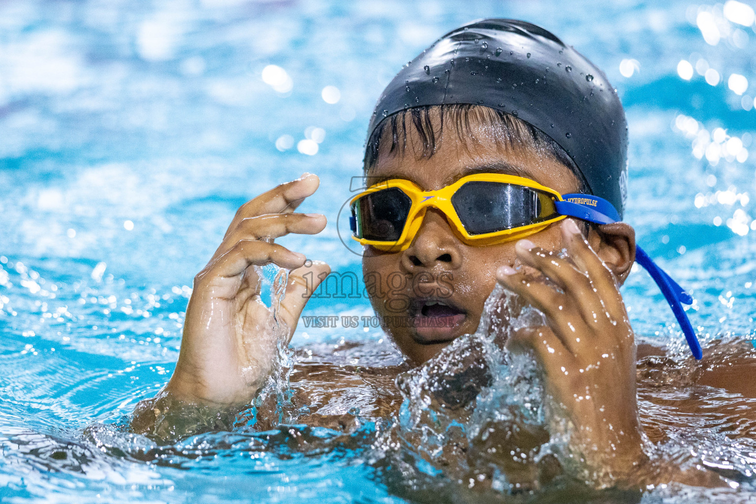 Day 1 of 20th Inter-school Swimming Competition 2024 held in Hulhumale', Maldives on Saturday, 12th October 2024. Photos: Ismail Thoriq / images.mv