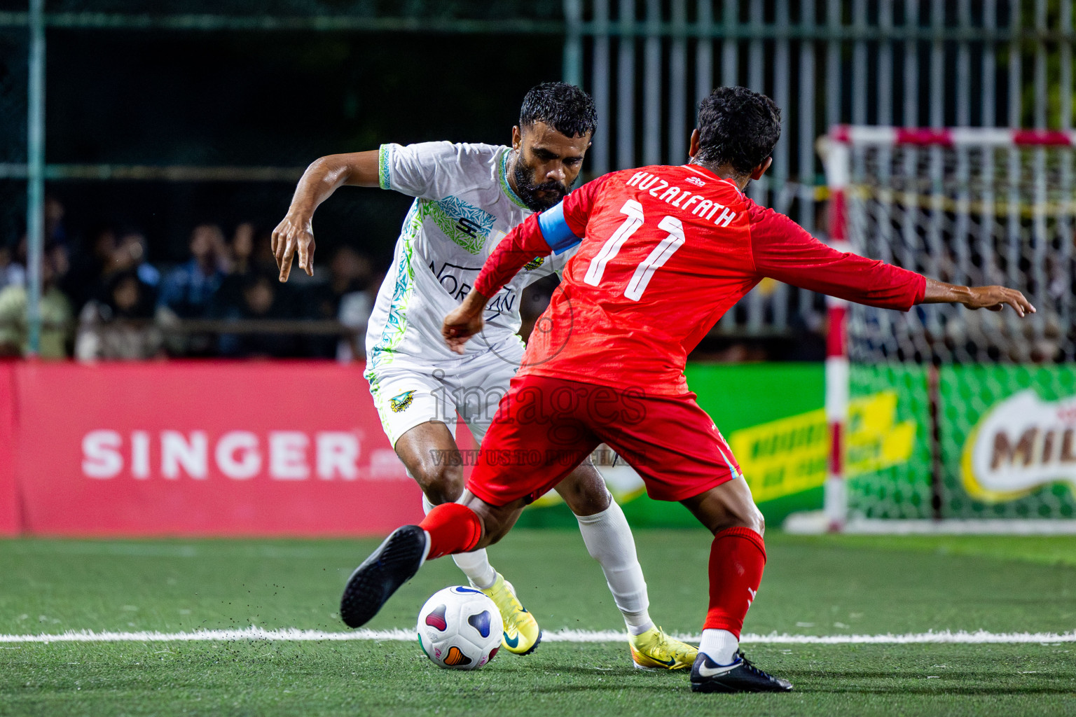 STO RC vs Club WAMCO in Round of 16 of Club Maldives Cup 2024 held in Rehendi Futsal Ground, Hulhumale', Maldives on Monday, 7th October 2024. Photos: Nausham Waheed / images.mv