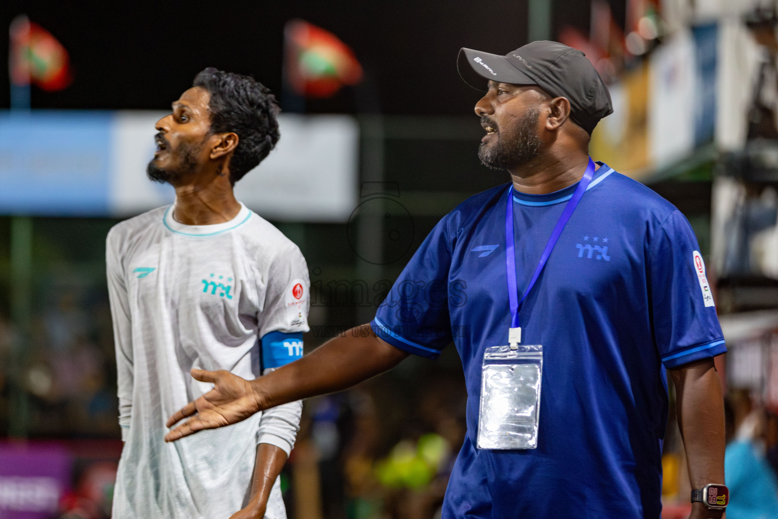 RRC vs MPL in the Semi Finals of Club Maldives Cup 2024 held in Rehendi Futsal Ground, Hulhumale', Maldives on Monday, 14th October 2024. Photos: Hassan Simah / images.mv