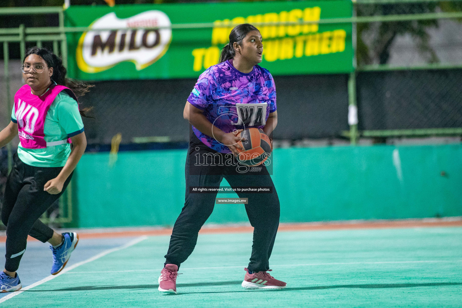 Day 2 of 20th Milo National Netball Tournament 2023, held in Synthetic Netball Court, Male', Maldives on 30th May 2023 Photos: Nausham Waheed/ Images.mv