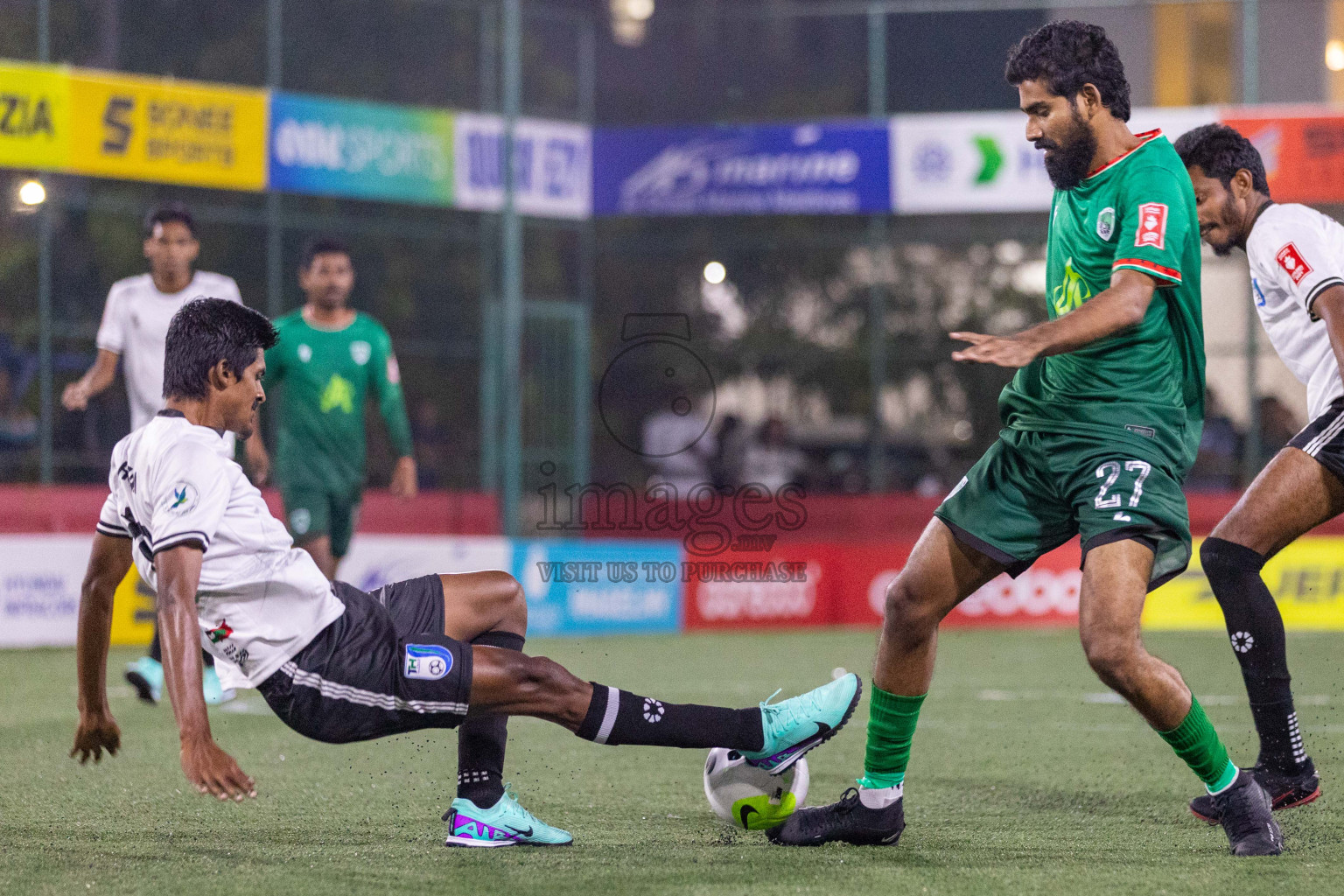 HDh Finey vs HDh Hanimaadhoo in Golden Futsal Challenge 2024 was held on Tuesday, 16th January 2024, in Hulhumale', Maldives
Photos: Ismail Thoriq / images.mv