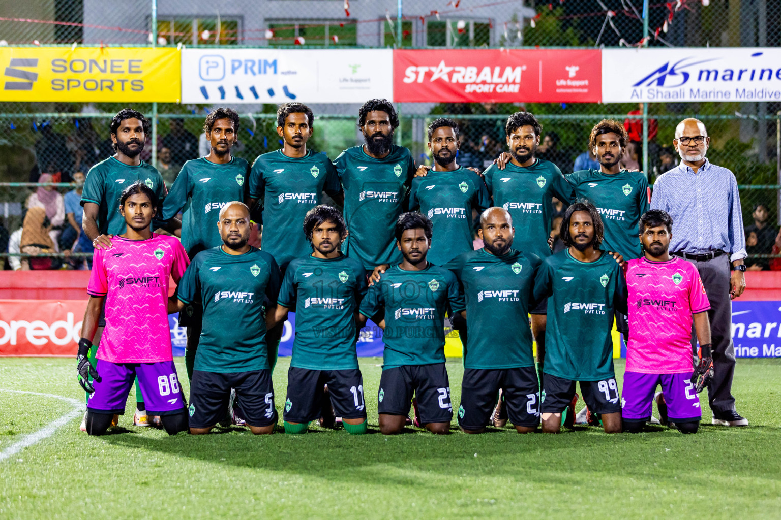 M Maduvvari VS M Veyvah in Day 25 of Golden Futsal Challenge 2024 was held on Thursday , 8th February 2024 in Hulhumale', Maldives Photos: Nausham Waheed / images.mv