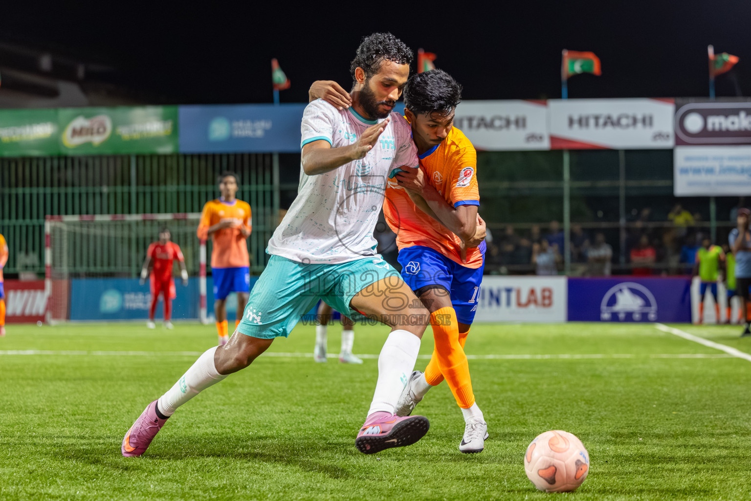 MPL vs Team FSM in Day 14 of Club Maldives Cup 2025 was held in Rehendhi Futsal Ground, Hulhumale', Maldives on Tuesday, 14th October 2025. Photos: Mohamed Mahfooz Moosa / images.mv
