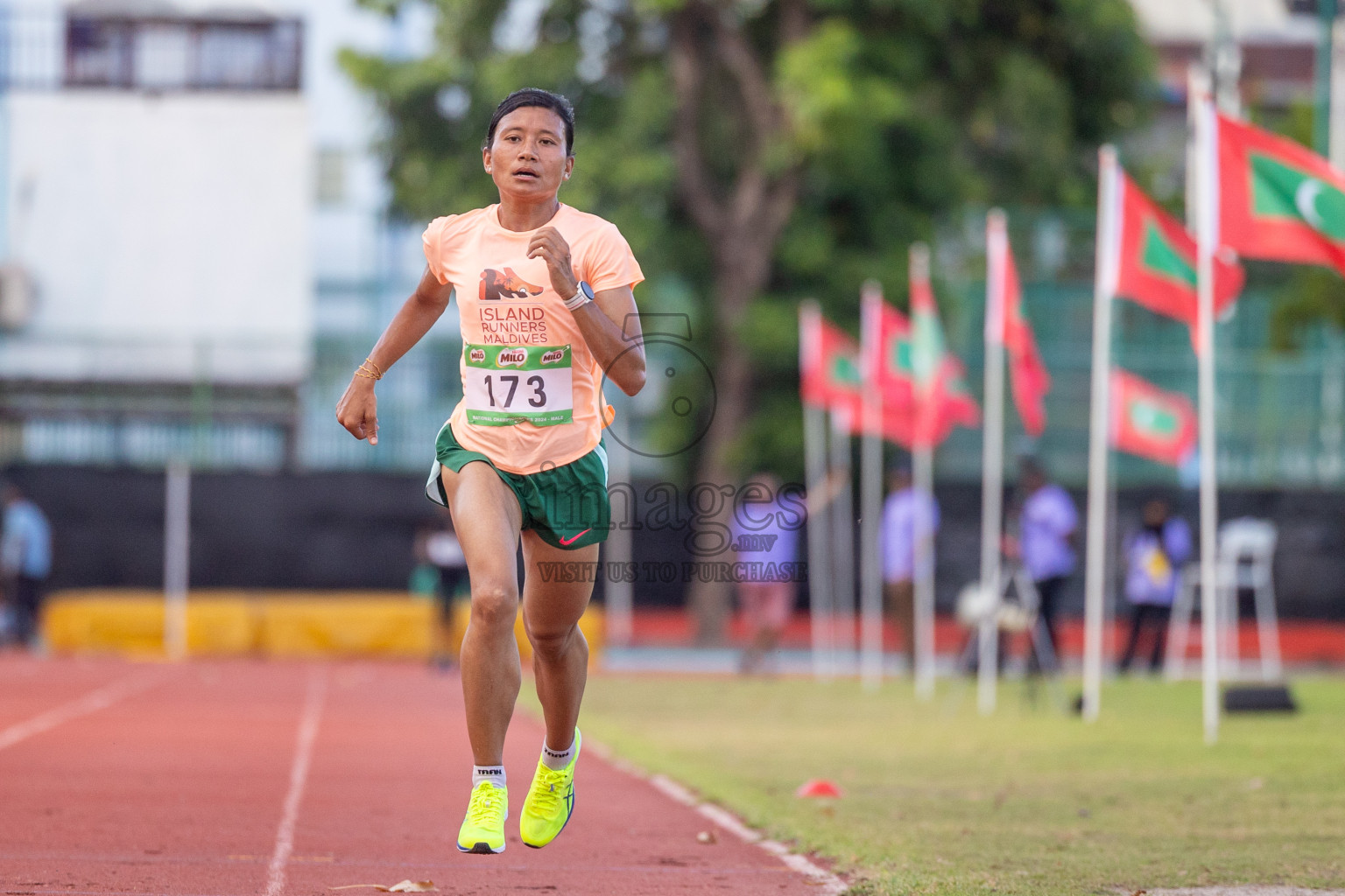 Day 1 of 33rd National Athletics Championship was held in Ekuveni Track at Male', Maldives on Thursday, 5th September 2024. Photos: Shuu Abdul Sattar / images.mv