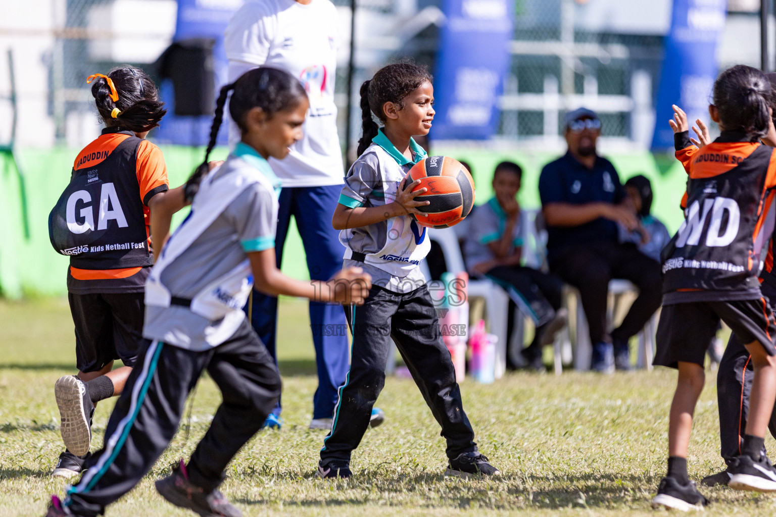 Day 3 of Nestle' Kids Netball Fiesta 2023 held in Henveyru Stadium, Male', Maldives on Saturday, 2nd December 2023. Photos by Nausham Waheed / Images.mv