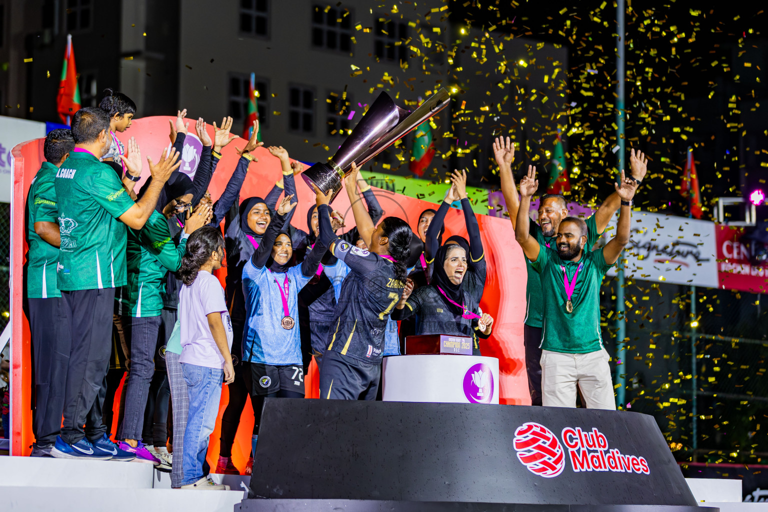 Dhivehi Sifainge Club vs Port Recreation Club in Final of Club Maldives Cup Eighteen Thirty 2025 was held in Rehendi Futsal Ground, Hulhumale', Maldives on Friday, 26th September 2025. Photos: Areef Adam / images.mv