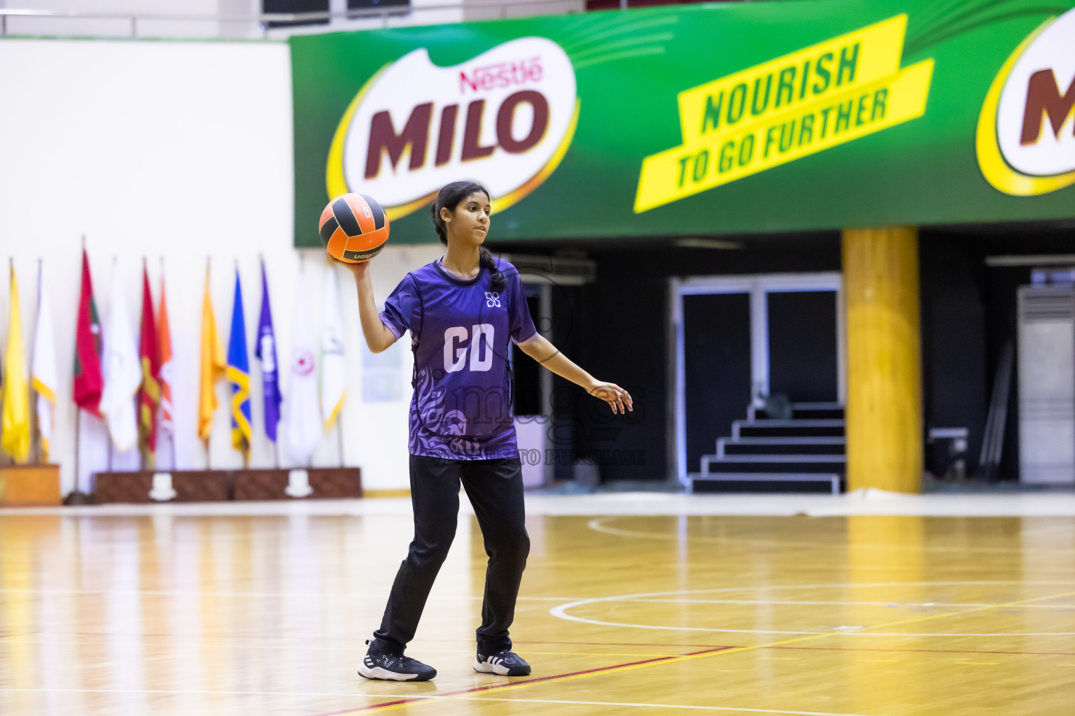 Day 11 of 25th Inter-School Netball Tournament was held in Social Center at Male', Maldives on Wednesday, 21st August 2024.