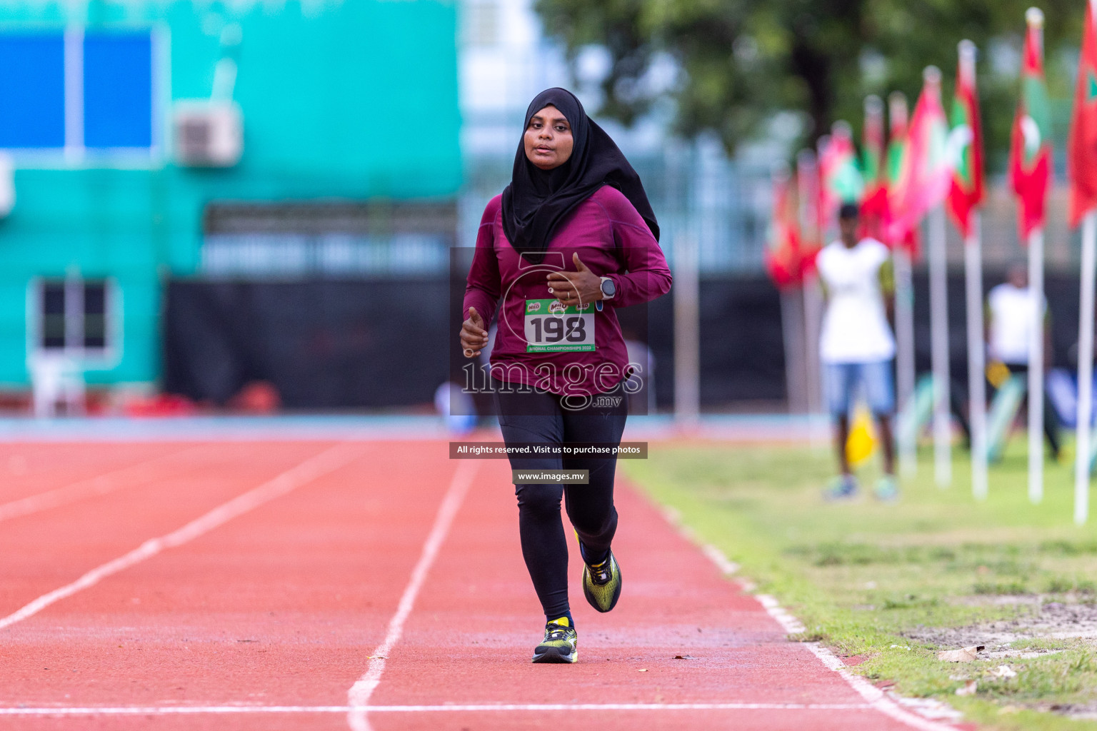 Day 2 of National Athletics Championship 2023 was held in Ekuveni Track at Male', Maldives on Friday, 24th November 2023. Photos: Nausham Waheed / images.mv