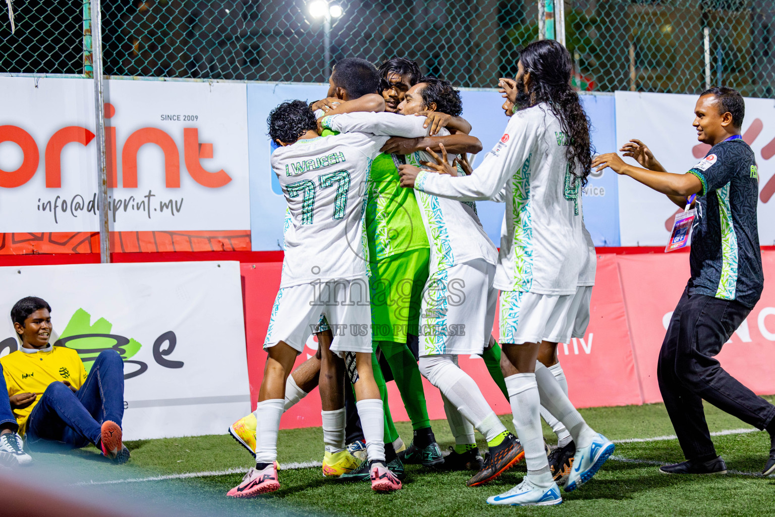 STO RC vs Club WAMCO in Round of 16 of Club Maldives Cup 2024 held in Rehendi Futsal Ground, Hulhumale', Maldives on Monday, 7th October 2024. Photos: Nausham Waheed / images.mv