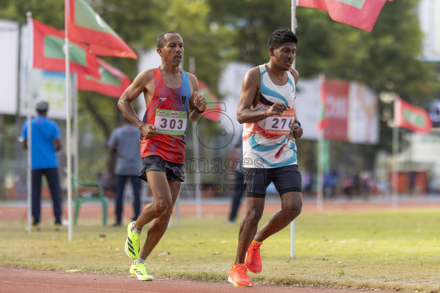 Day 1 of National Athletics Championship 2025 was held at Ekuveni Running Ground in Male', Maldives on Thursday, 14th August 2025. Photos: Hasni / images.mv