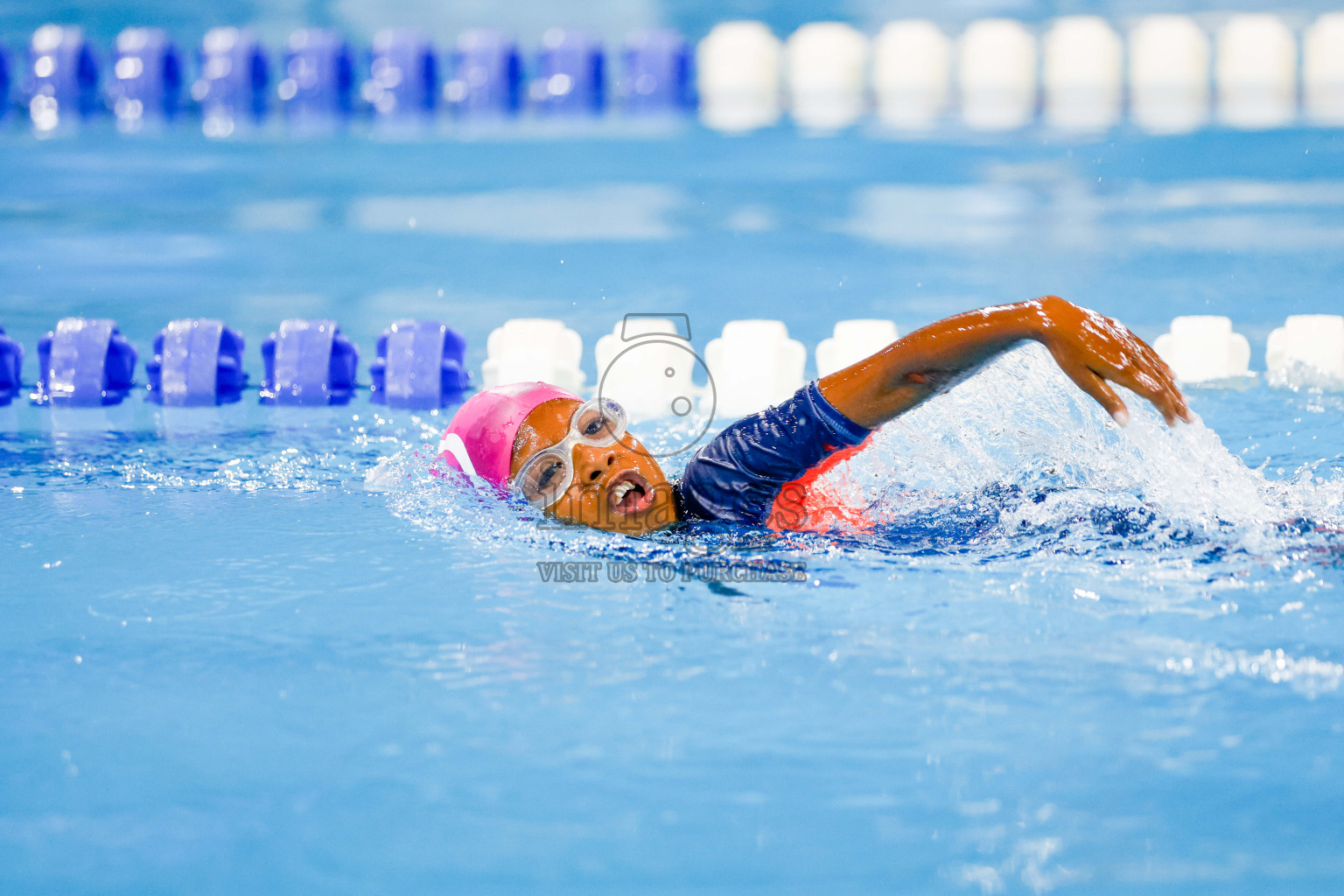 Day 1 of BML 6th National Kids Swimming Kids Festival 2025 held in Hulhumale', Maldives on Monday, 3rd November 2024. Photos: Hassan Simah / images.mv