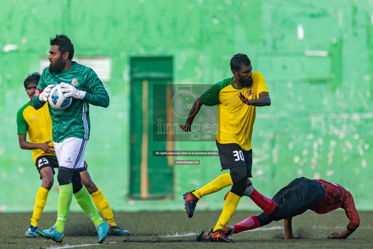 Little Town Sports vs  Lorenzo Sports Club in the 2nd Division 2022 on 16th July 2022, held in National Football Stadium, Male', Maldives Photos: Hassan Simah / Images.mv