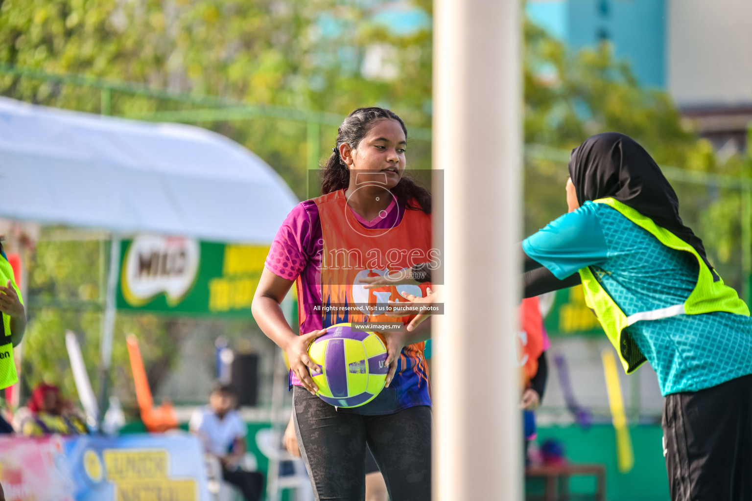 Day 6 of Junior Netball Championship 2022 on 10th March 2022 held in Male', Maldives. Photos by Nausham Waheed