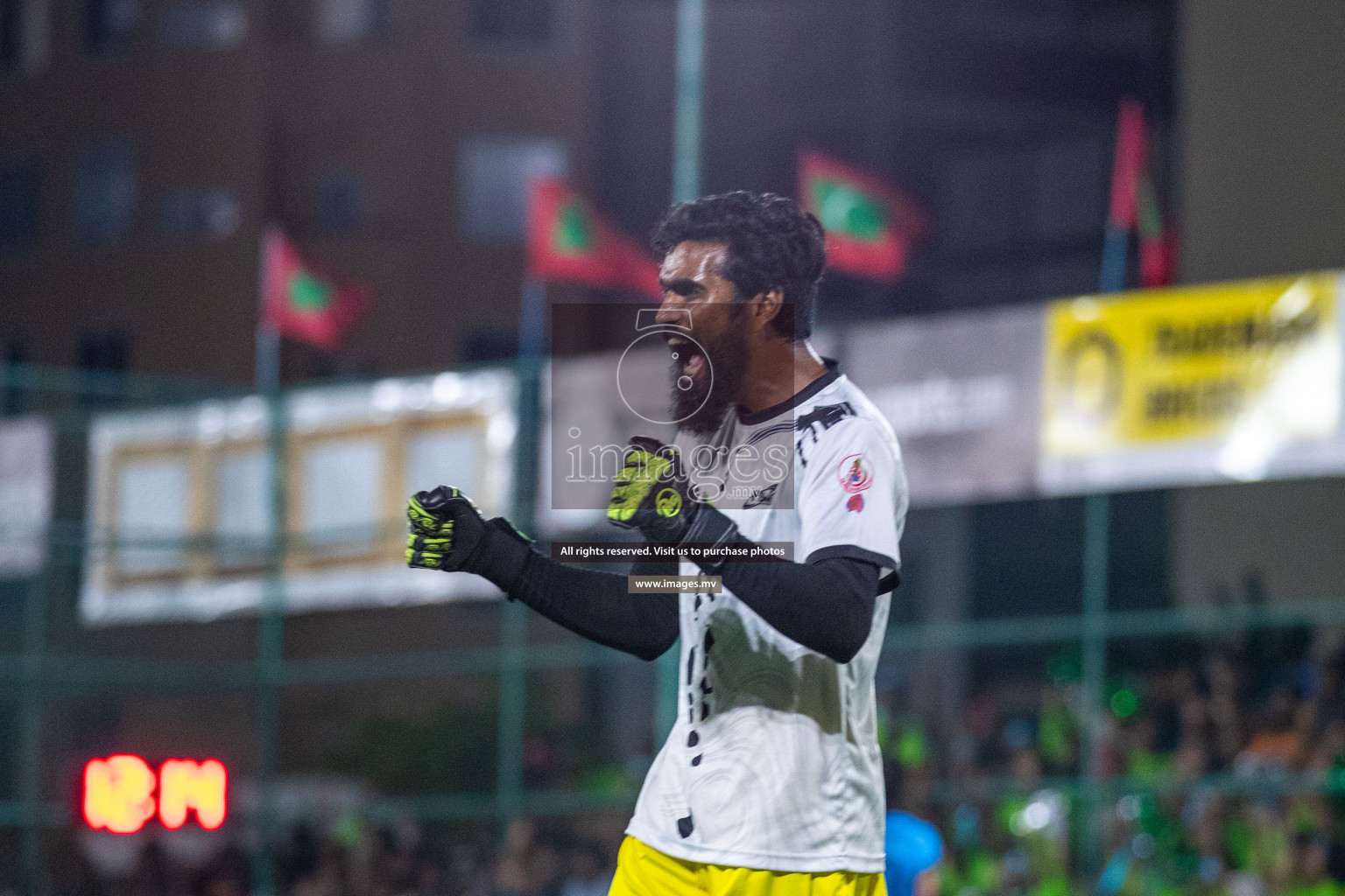 Team FSM vs Club HDC in the Quarter Finals of Club Maldives 2021 held at Hulhumale;, on 12th December 2021 Photos: Ismail Thoriq / images.mv