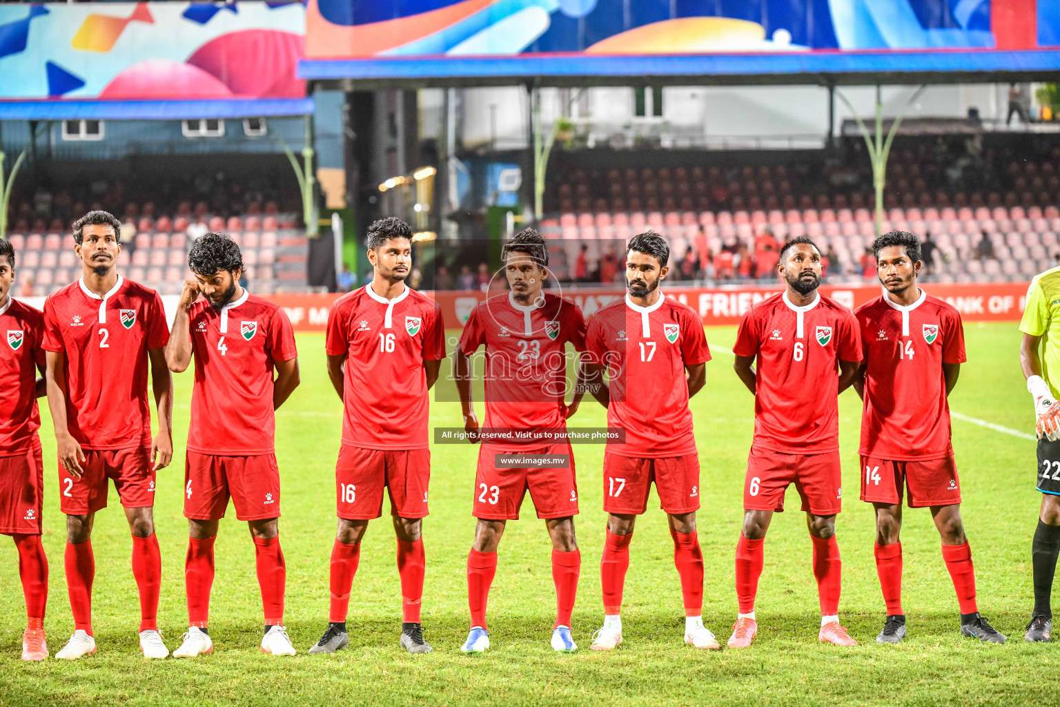 Maldives vs Bangladesh Friendly Match 24 Mar 2022 at Galolhu Rasmee Stadium Malé photos by Nausham Waheed