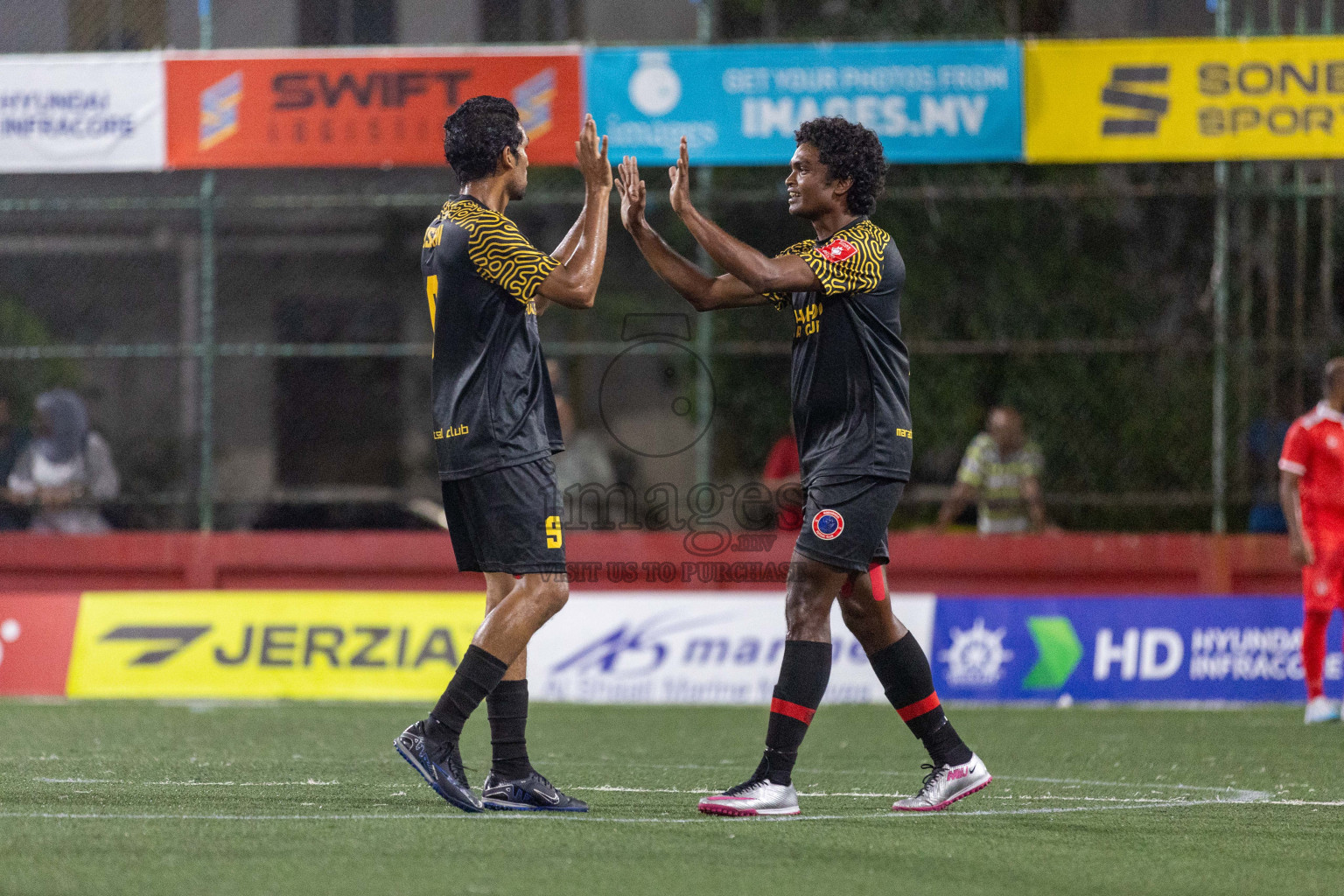 S Feydhoo vs S Maradhoo in Day 21 of Golden Futsal Challenge 2024 was held on Sunday , 4th February 2024 in Hulhumale', Maldives Photos: Nausham Waheed / images.mv