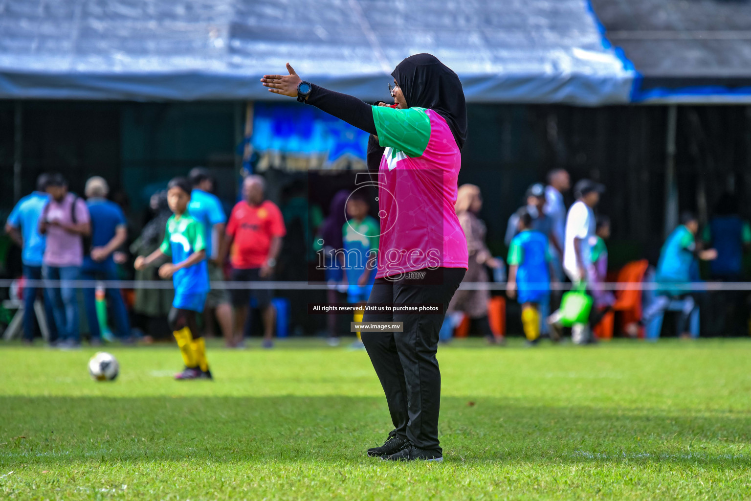 Day 1 of Milo Kids Football Fiesta 2022 was held in Male', Maldives on 19th October 2022. Photos: Nausham Waheed/ images.mv