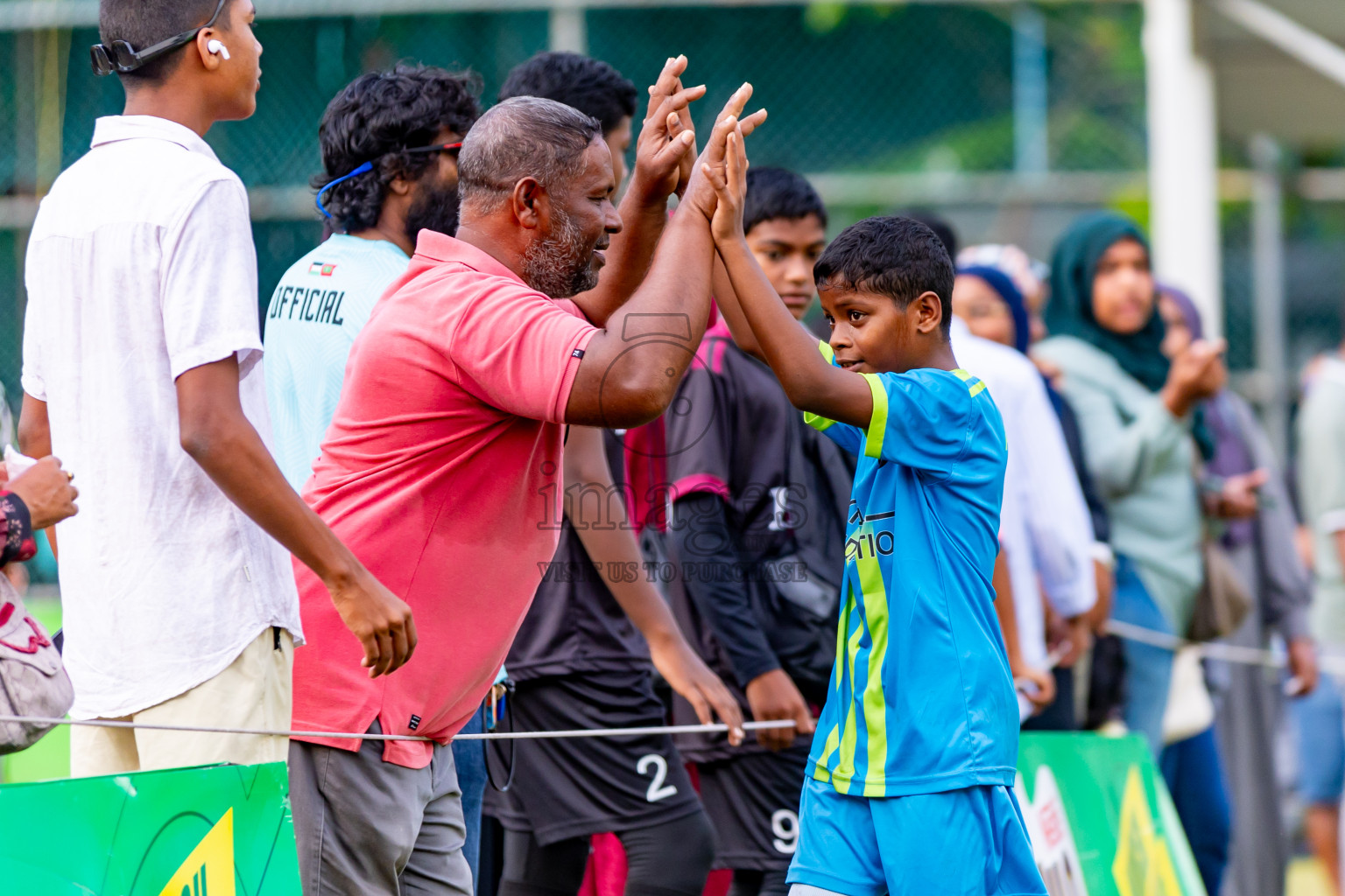 Day 1 of MILO Academy Championship 2024 - U12 was held at Henveiru Grounds in Male', Maldives on Sunday, 7th July 2024. Photos: Nausham Waheed / images.mv