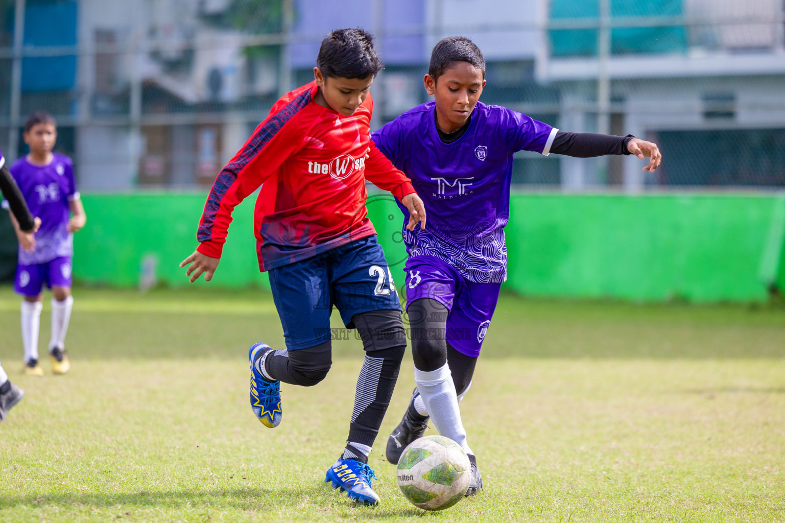 Day 1 of MILO Academy Championship 2024 - U12 was held at Henveiru Grounds in Male', Maldives on Thursday, 4th July 2024. Photos: Shuu Abdul Sattar / images.mv