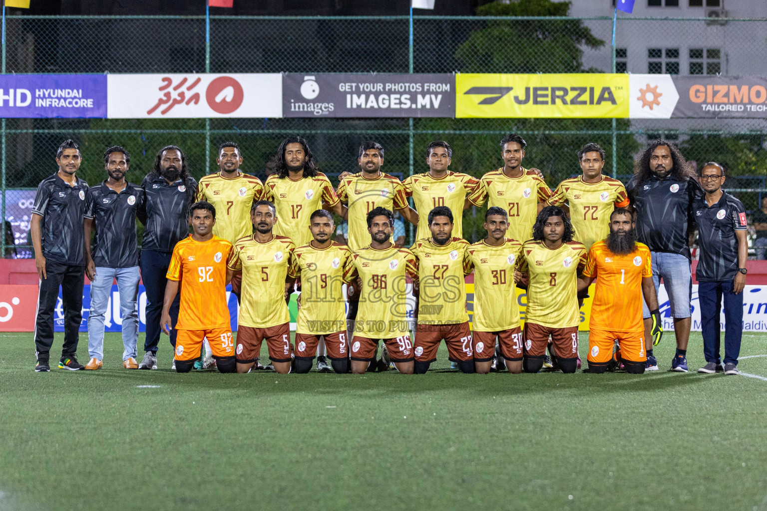 N Holhudhoo vs N Velidhoo in Day 7 of Golden Futsal Challenge 2024 was held on Saturday, 20th January 2024, in Hulhumale', Maldives Photos: Nausham Waheed / images.mv