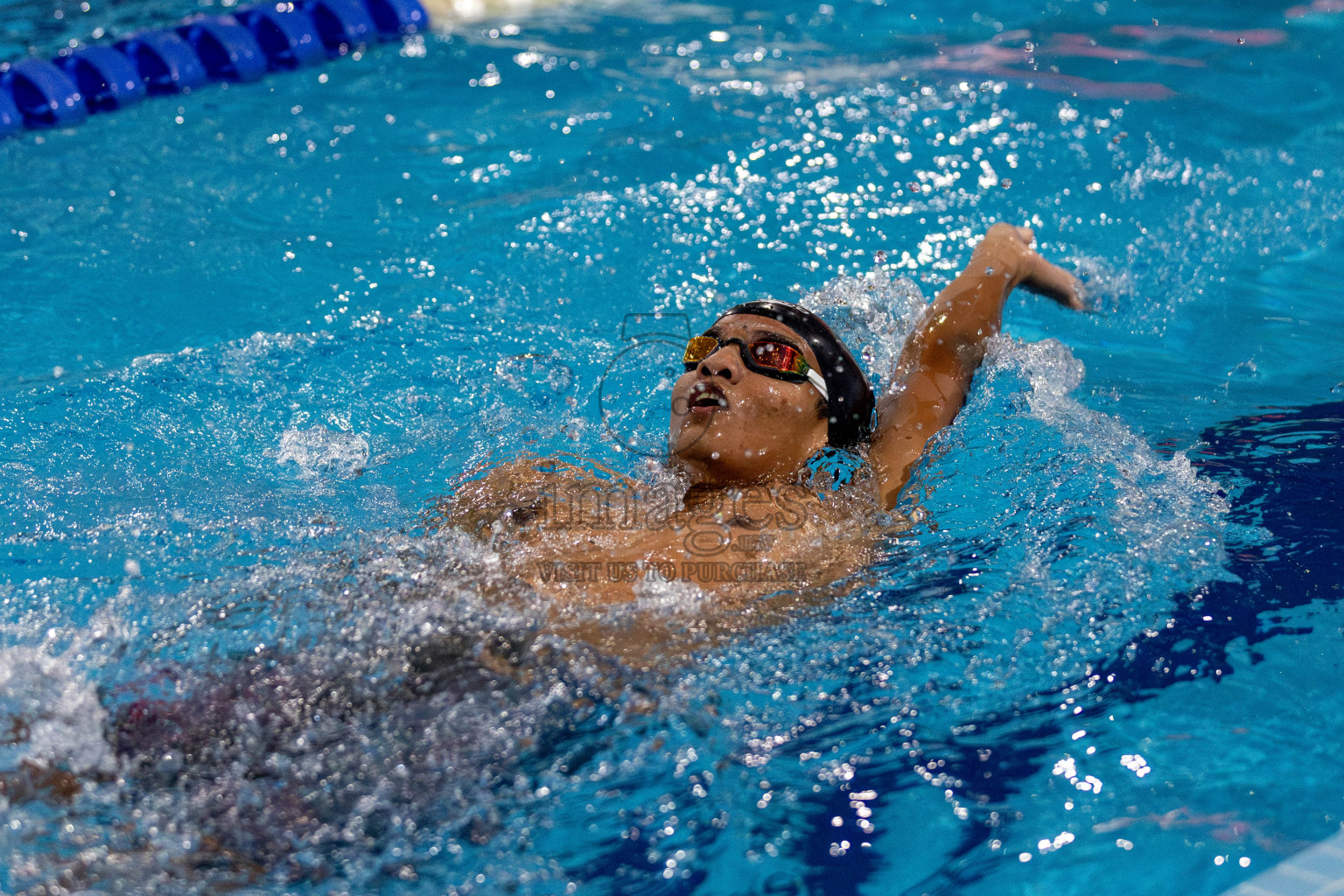 Day 2 of National Swimming Competition 2024 held in Hulhumale', Maldives on Saturday, 14th December 2024. Photos: Hassan Simah / images.mv