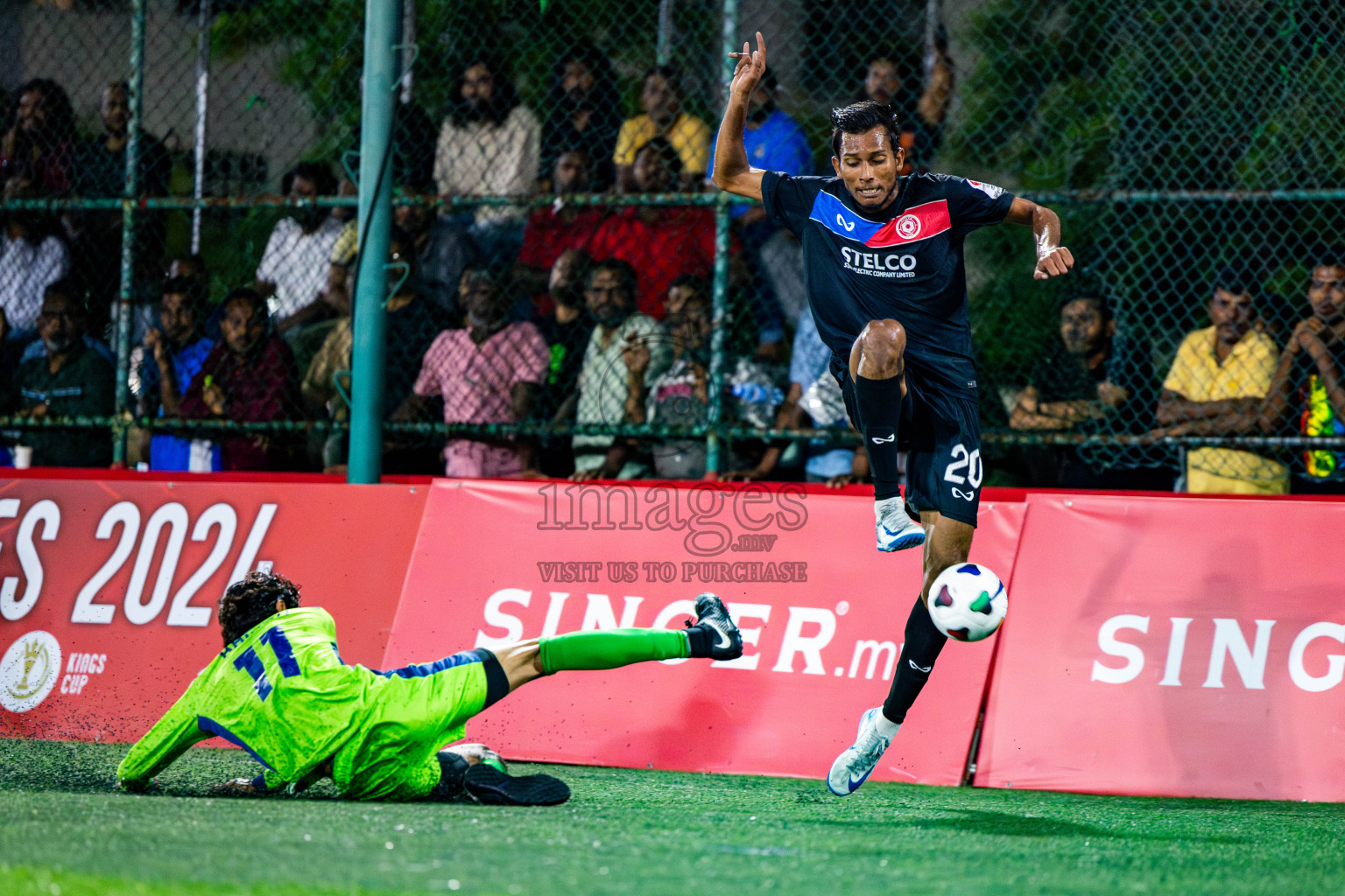 Stelco rc vs Club Immigration in Round of 16 of Club Maldives Cup 2024 held in Rehendi Futsal Ground, Hulhumale', Maldives on Monday, 7th October 2024. Photos: Nausham Waheed / images.mv