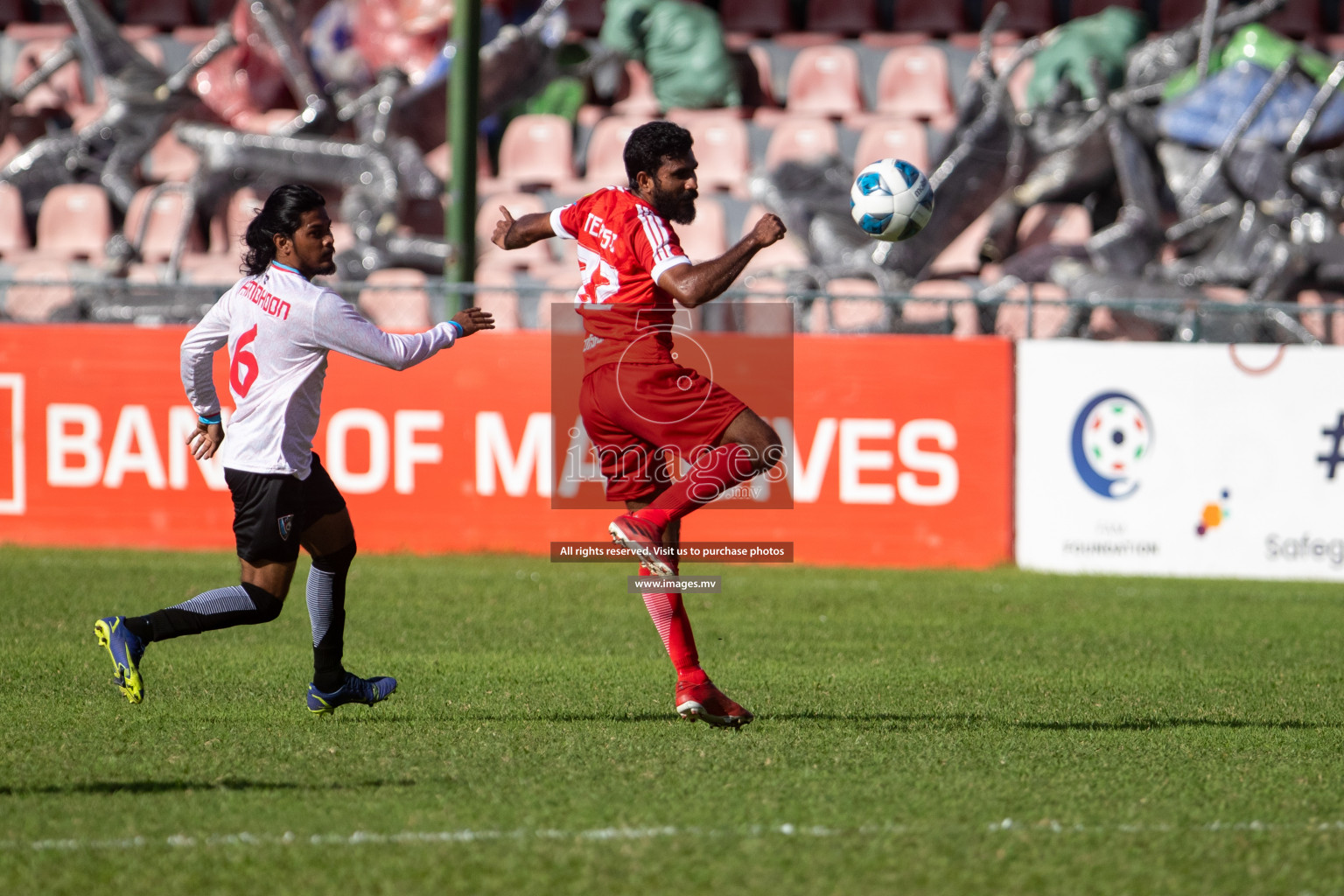 Tent Sports Club vs Club PK in 2nd Division 2022 on 13th July 2022, held in National Football Stadium, Male', Maldives  Photos: Hassan Simah / Images.mv