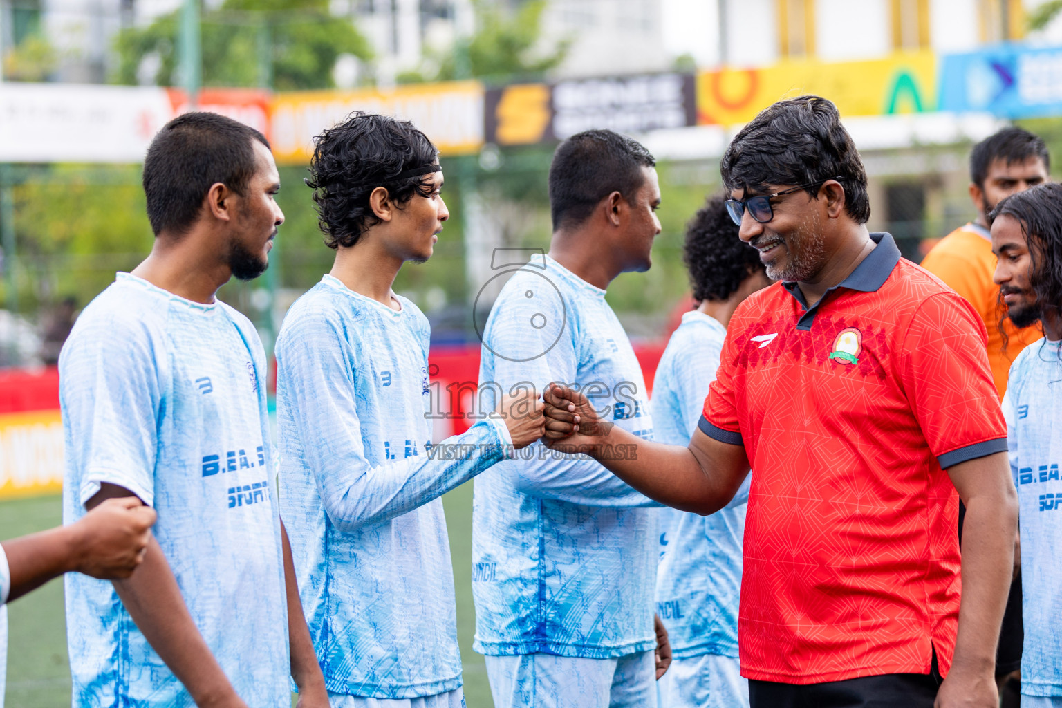ADh Kunburudhoo VS ADh Dhangethi in Day 6 of Golden Futsal Challenge 2025 on Friday, 6th January 2025, in Hulhumale', Maldives 
Photos: Hassan Simah / images.mv